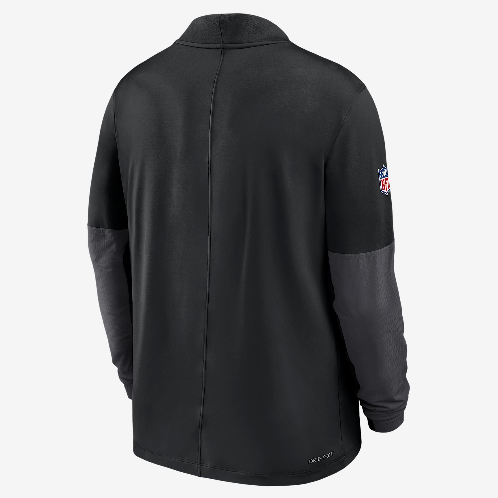 Minnesota Vikings Feel The Pressure Nike Mens Dri-FIT NFL 1/2-Zip Top | 03BA166N9M-RZB Product Image