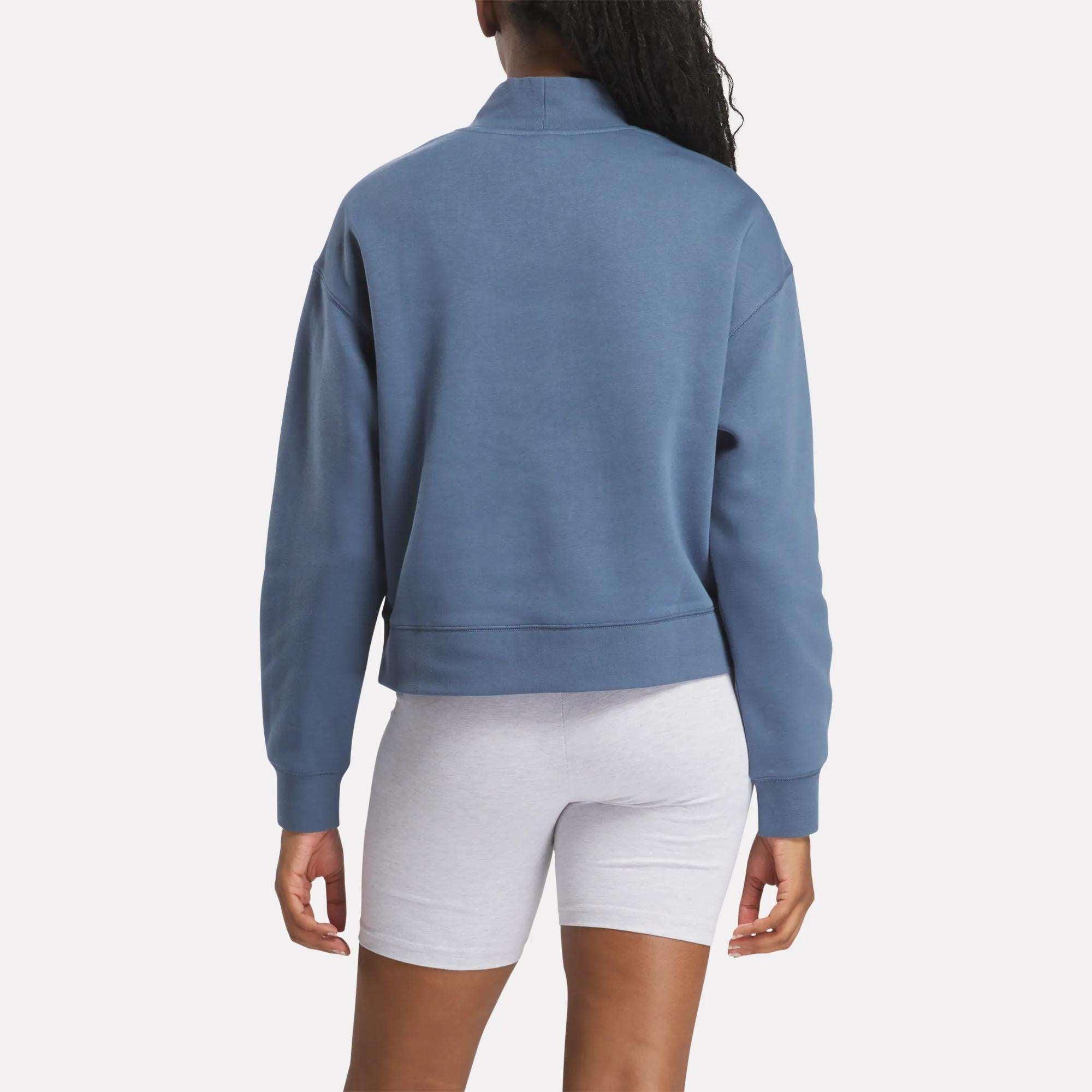 Women's Small Vector Mockneck Sweatshirt Product Image