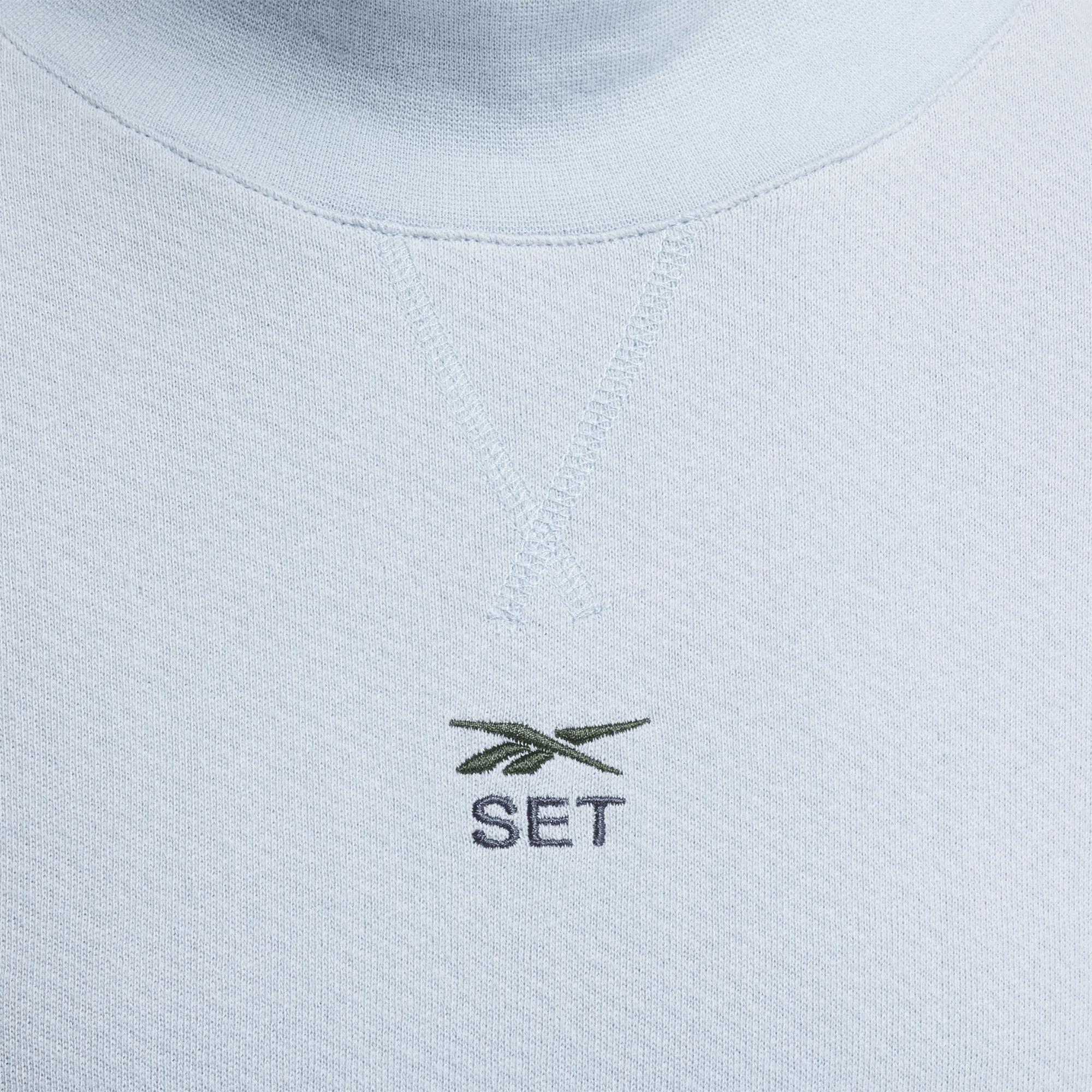 Women's Reebok x SET Classic Lightweight Crewneck Sweatshirt Female Product Image