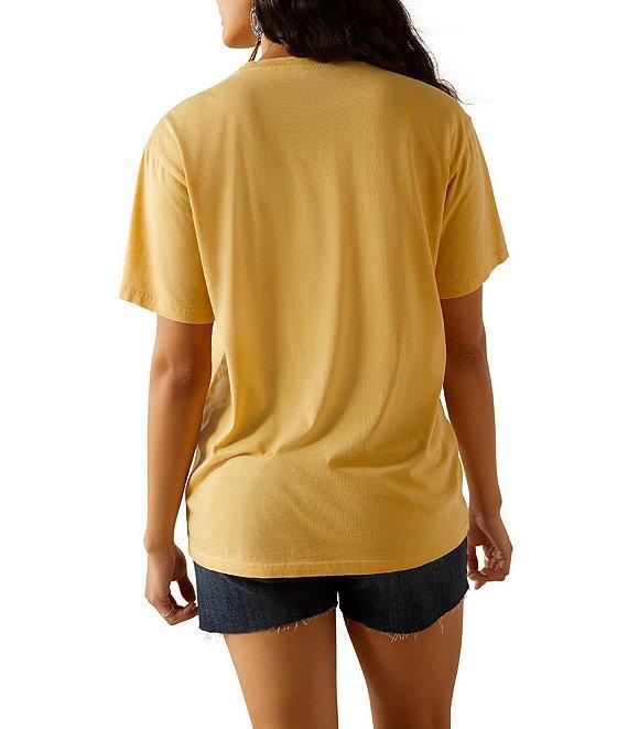 Ariat Darlin Embroidered Rose Metallic Graphic Tee-Shirt Product Image