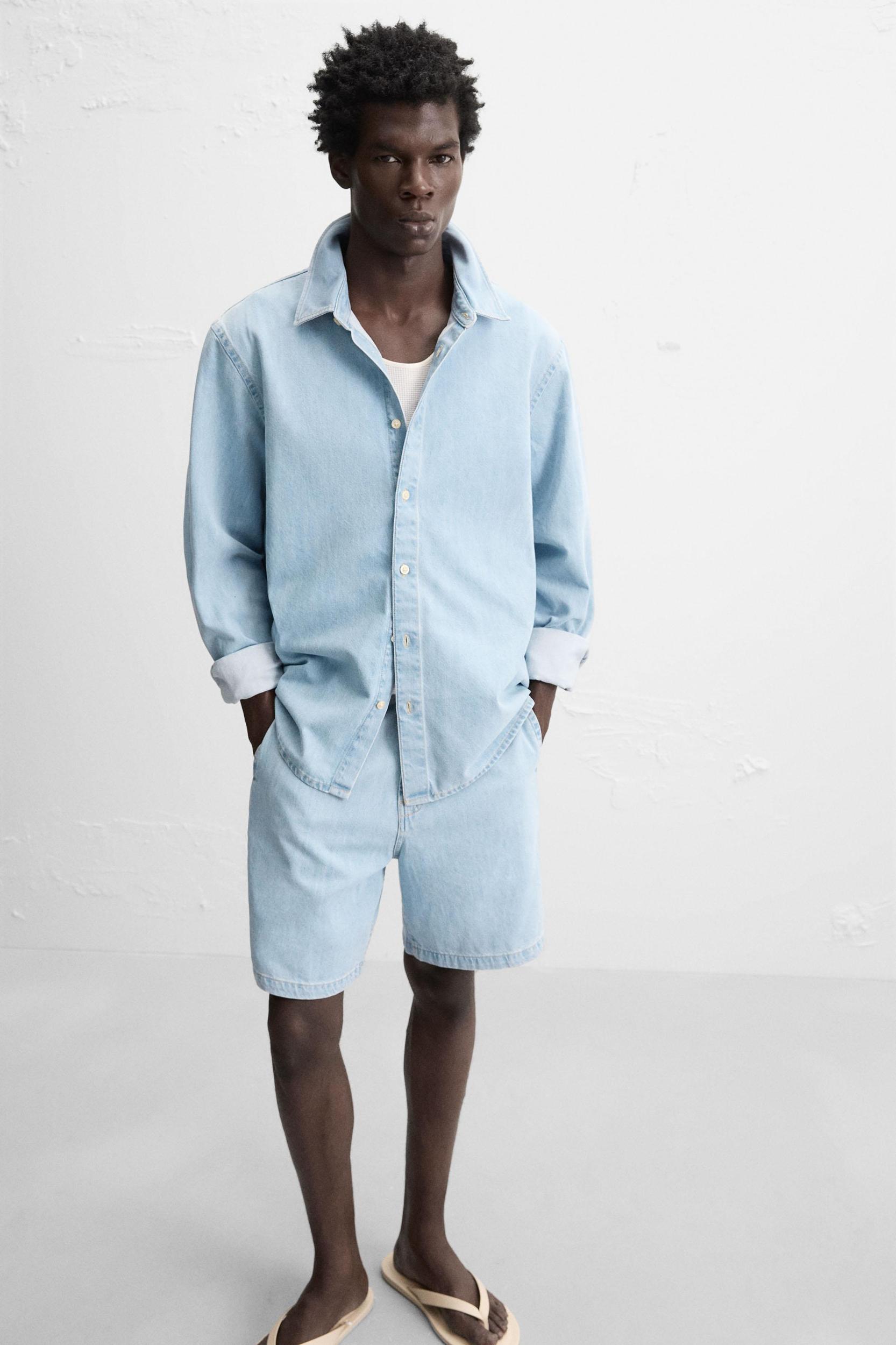 DENIM SHORTS Product Image