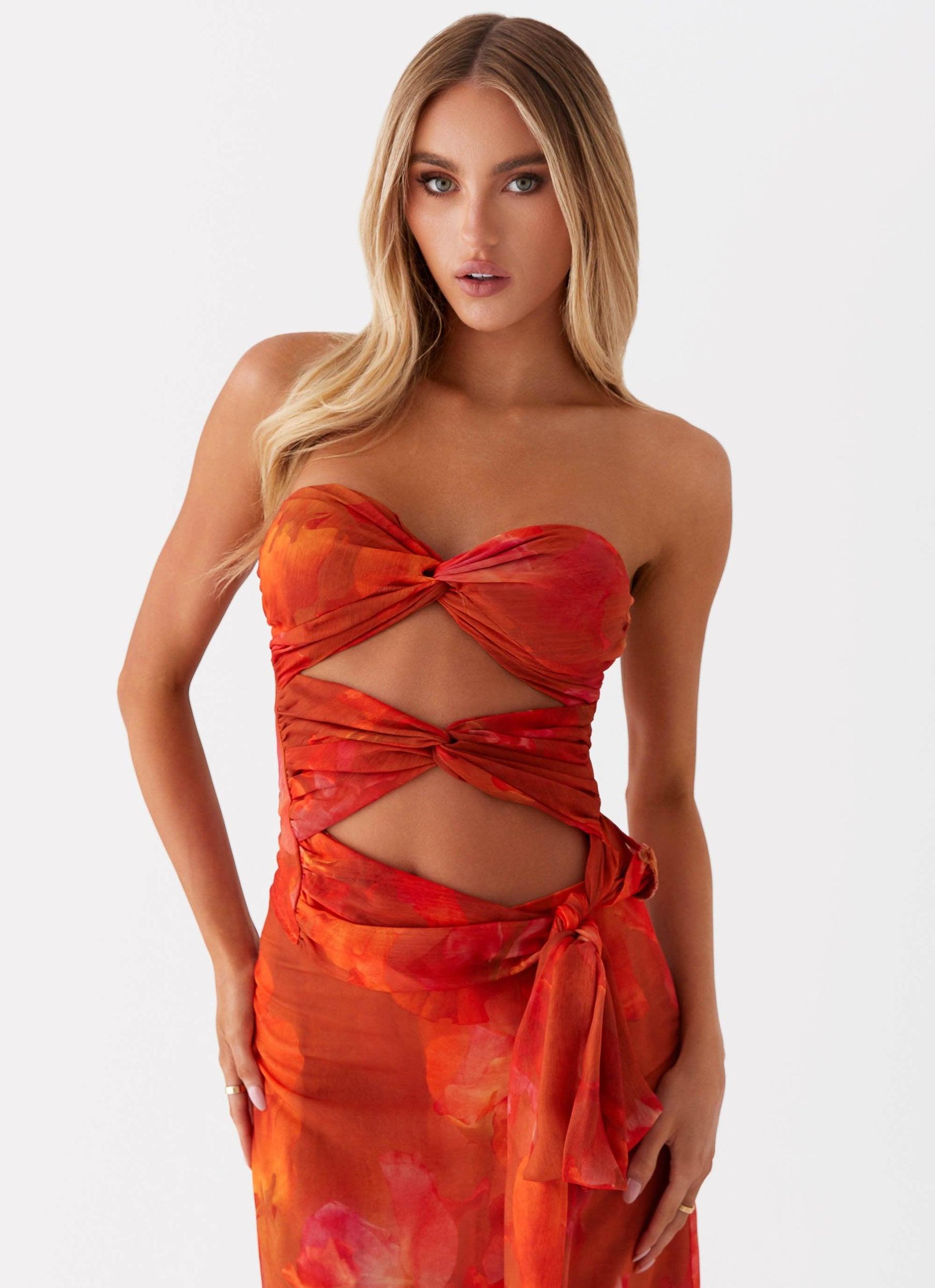 Sunlight Cascade Top - Amber Product Image