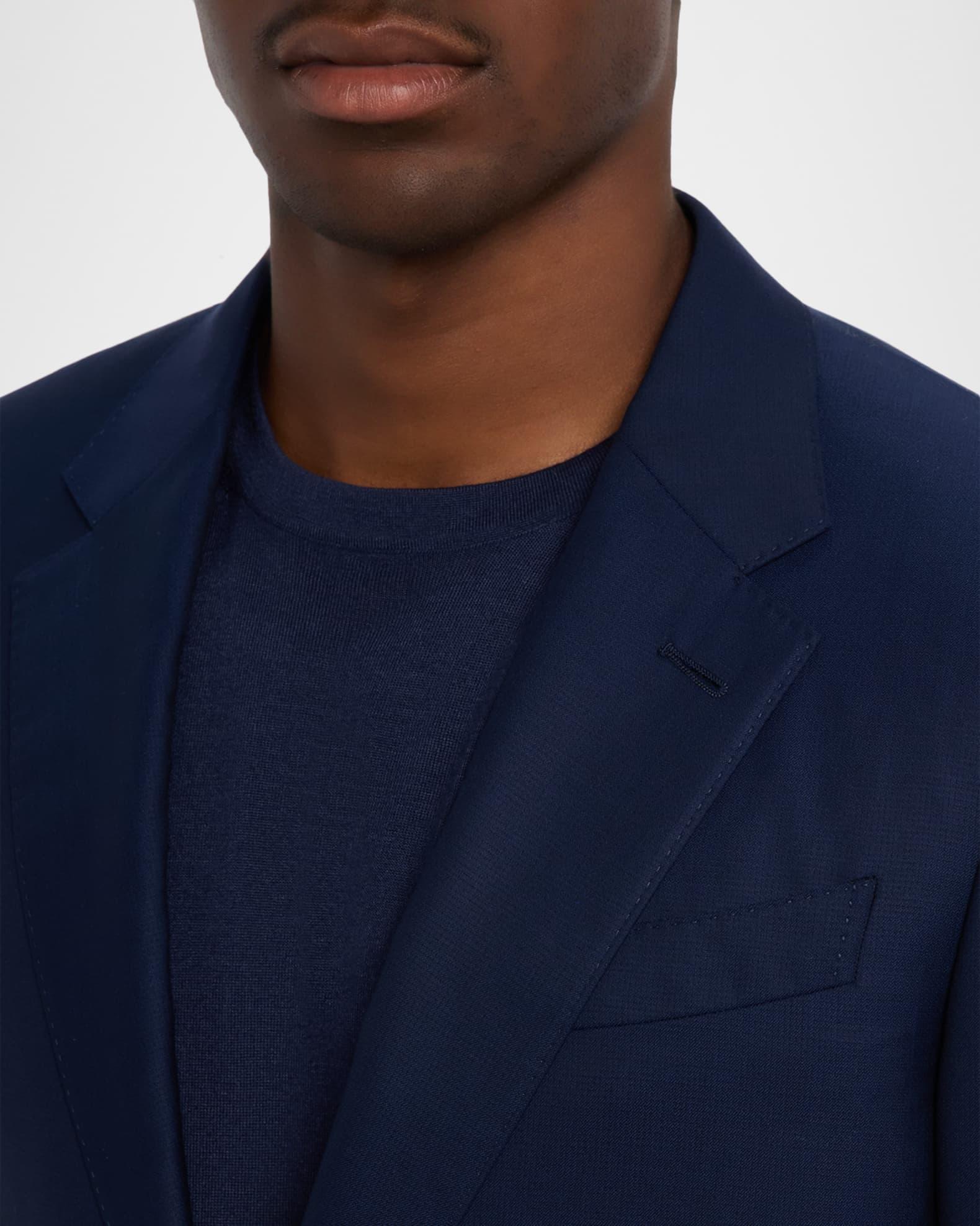 Men's Wool Textured Two-Piece Suit Product Image