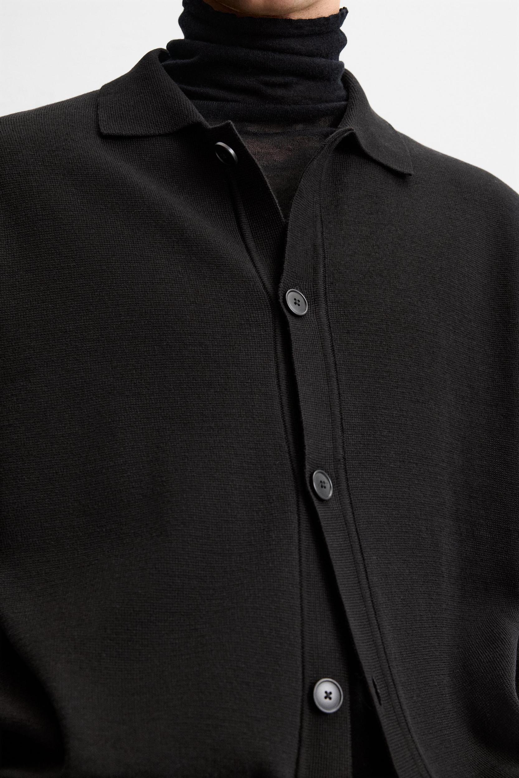 RELAXED FIT KNIT SHIRT Product Image