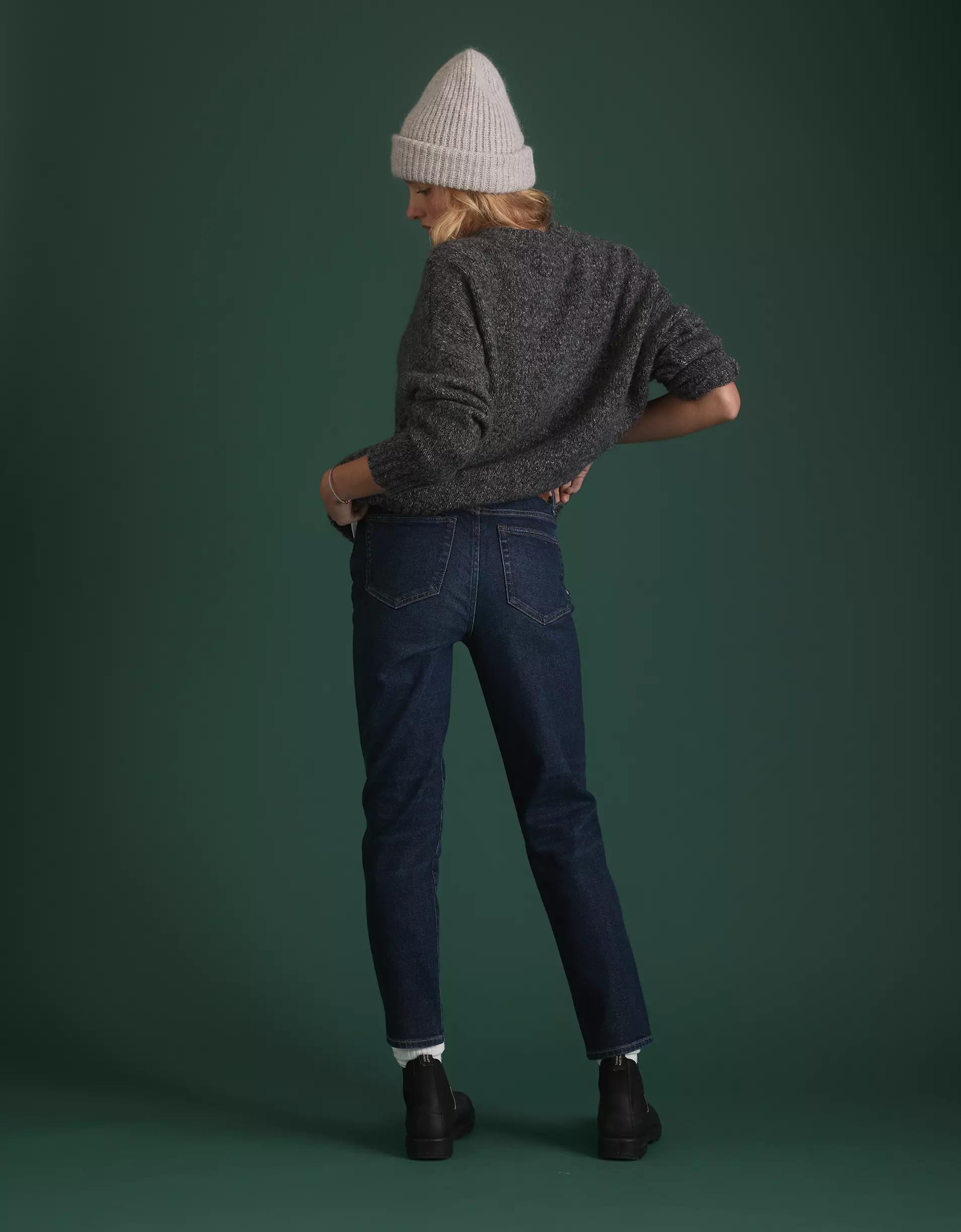 AE77 Premium Mom Jean Product Image