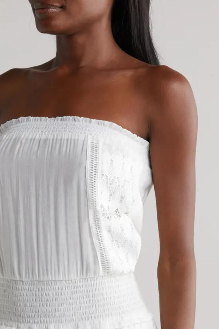 Strapless Crochet Maxi Product Image