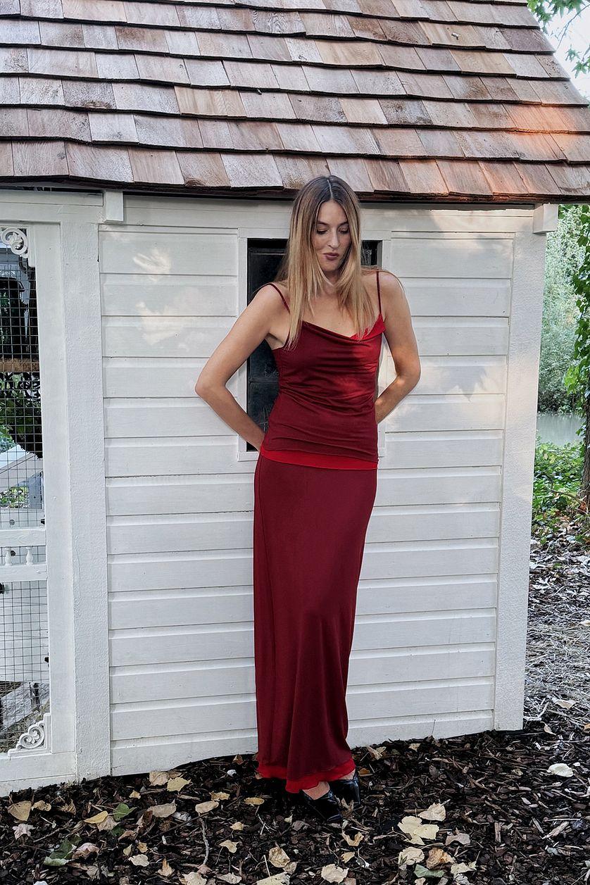 Jersey Maxi Skirt Product Image