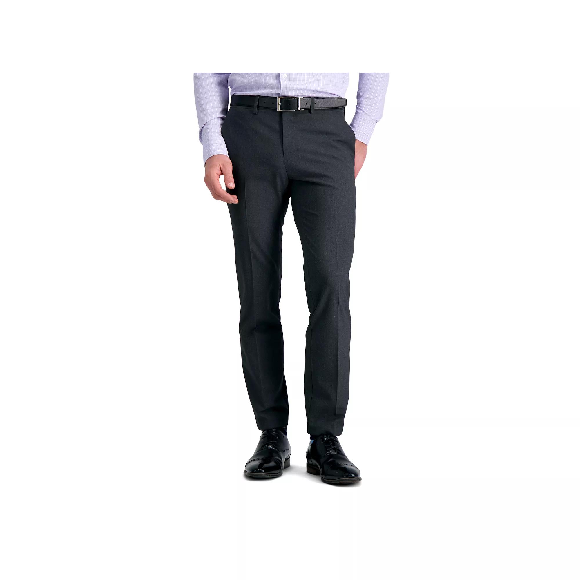 Men's J.M Haggar® 4-Way Stretch Ultra-Slim Flat-Front Dress Pants,  Product Image