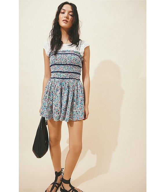 Free People We The Free Sylvie Scoop Neck Cap Sleeve Ruffle Hem Tee Product Image