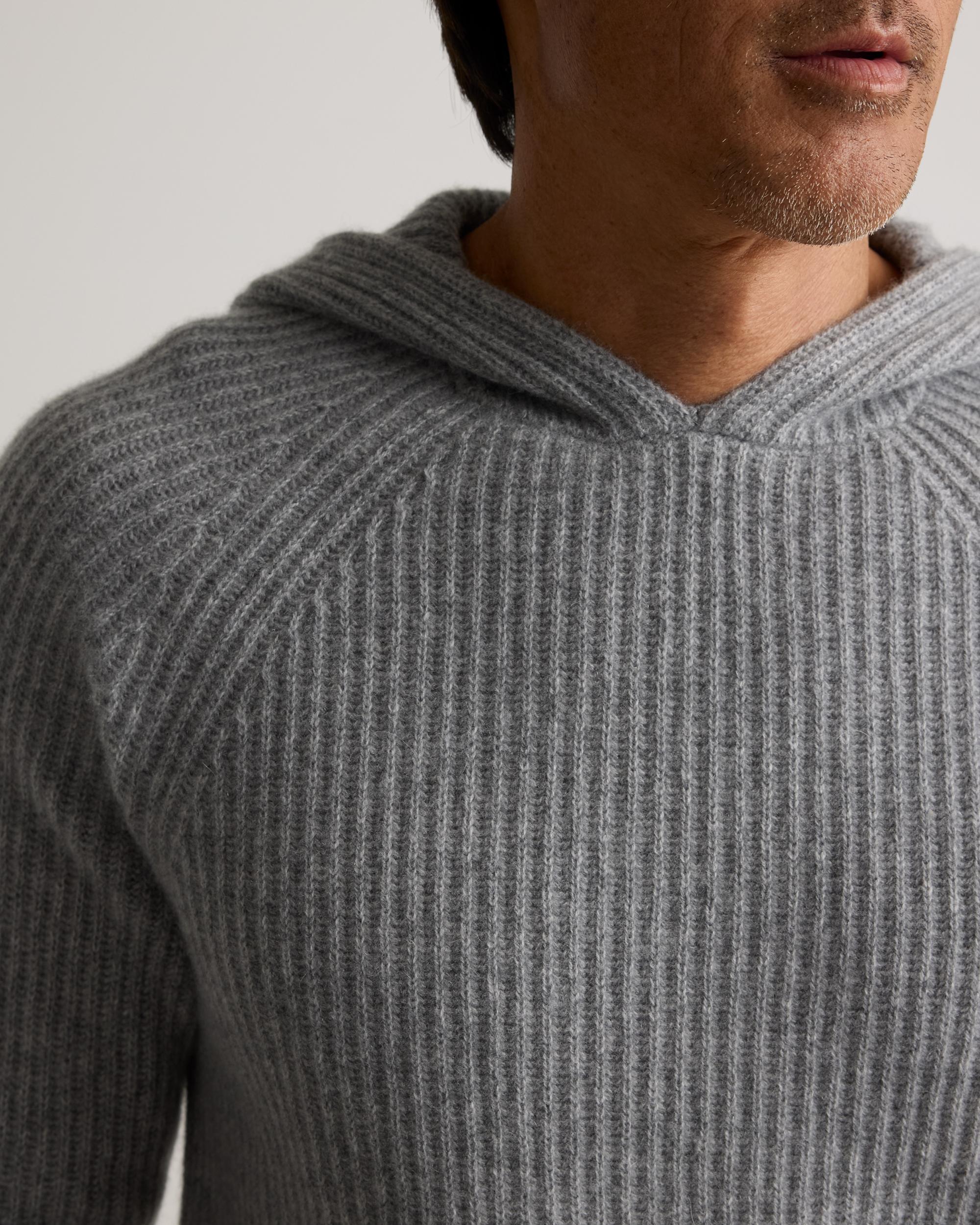 Quince | Men's Mongolian Cashmere Fisherman Pullover Hoodie Product Image