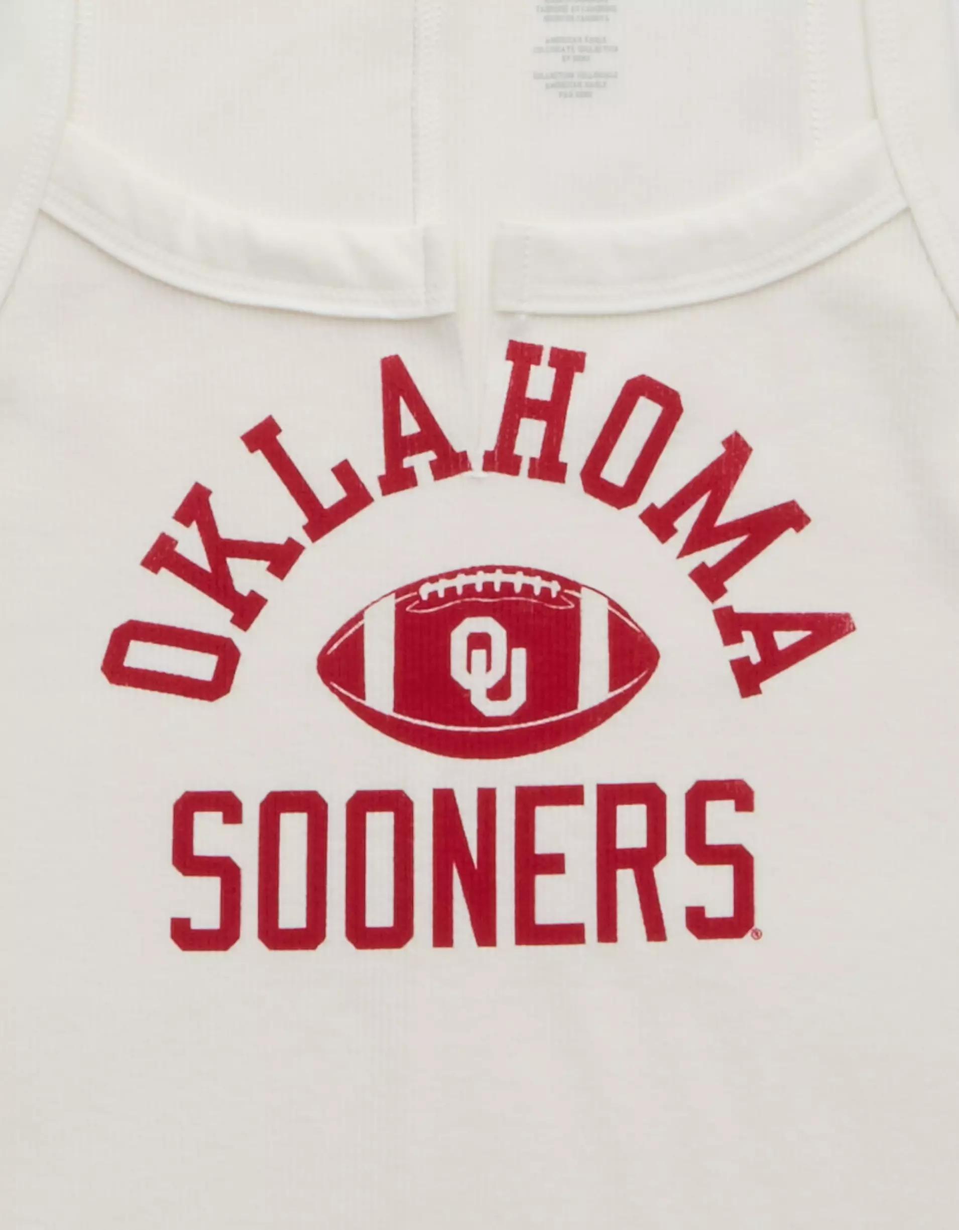 AE Oklahoma Sooners Graphic Notch Neck Tank Top Product Image
