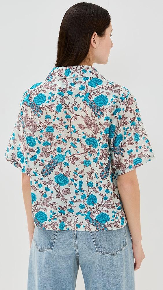 Alix of Bohemia Stevie Peacock Plume Shirt | Shopbop Product Image