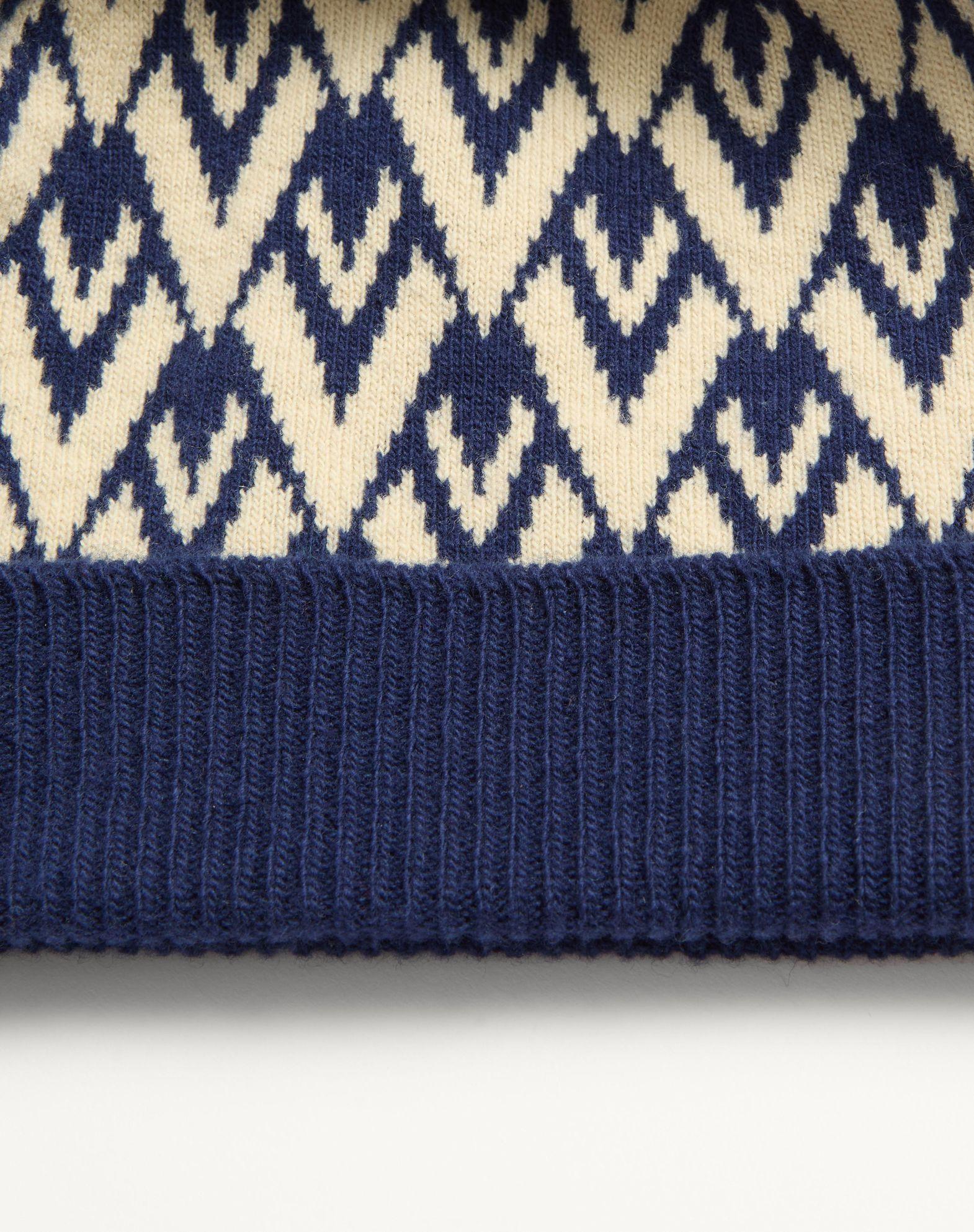 Toute La V Signature Knitted Wool Beanie Product Image