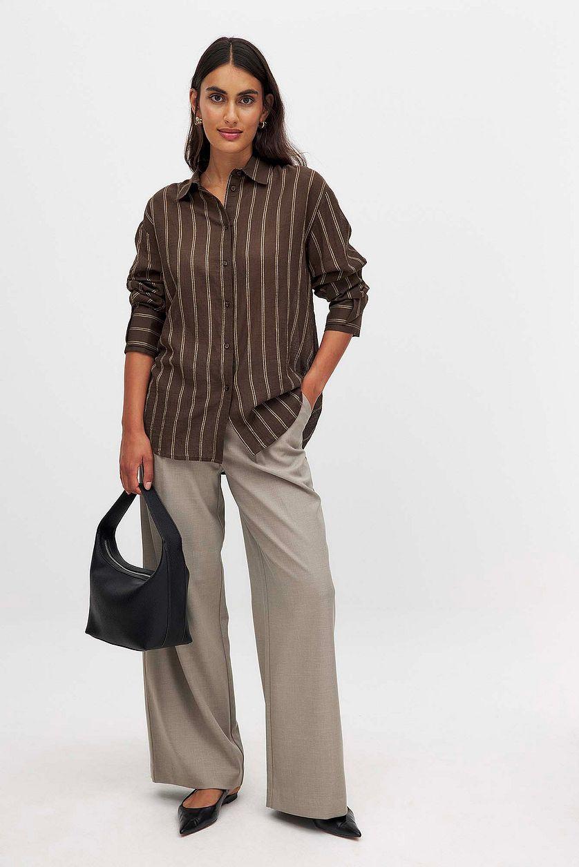 Cuff Detail Oversized Shirt Product Image