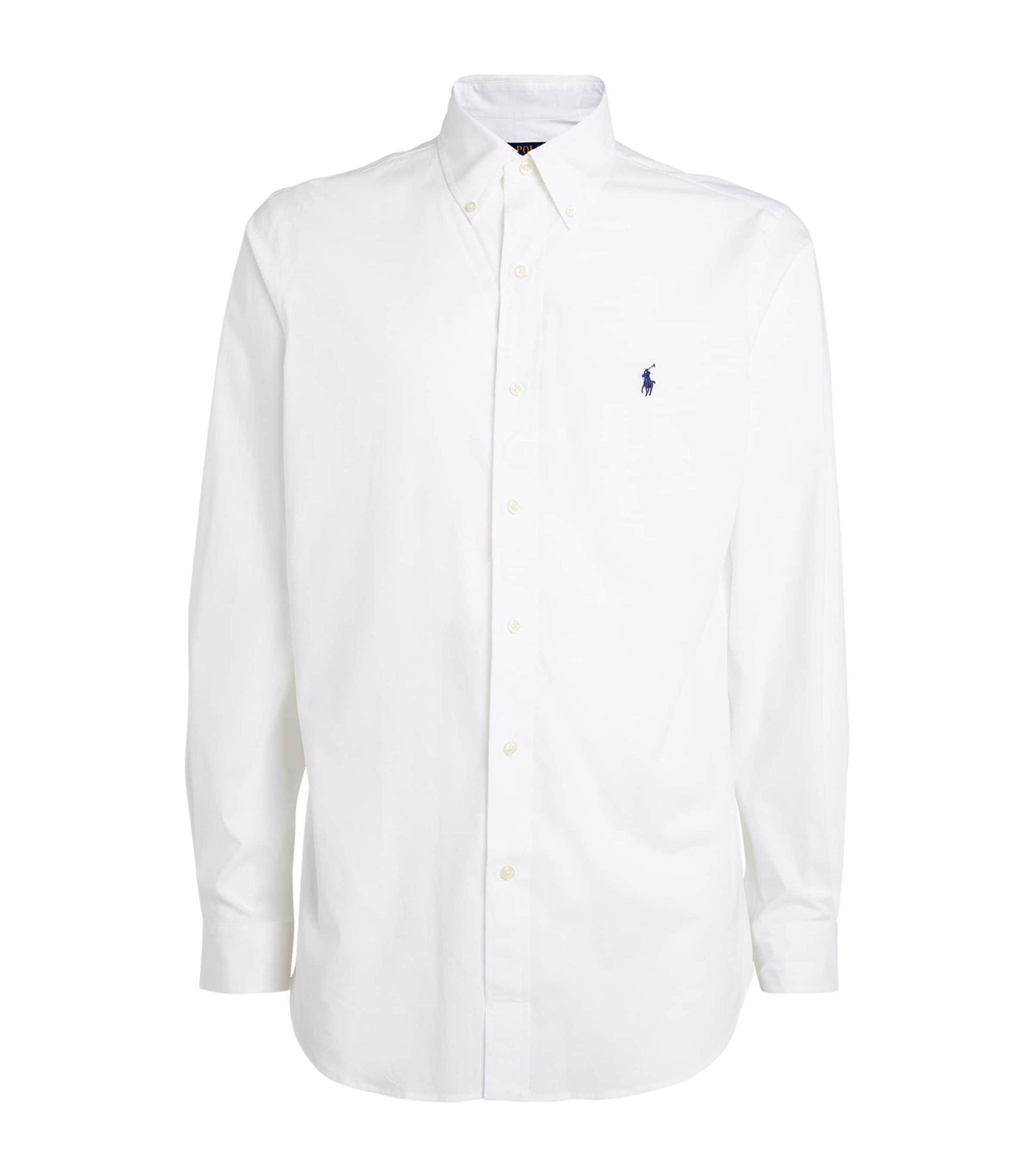 POLO RALPH LAUREN Long Sleeve Sport Shirt Clothing In White Product Image