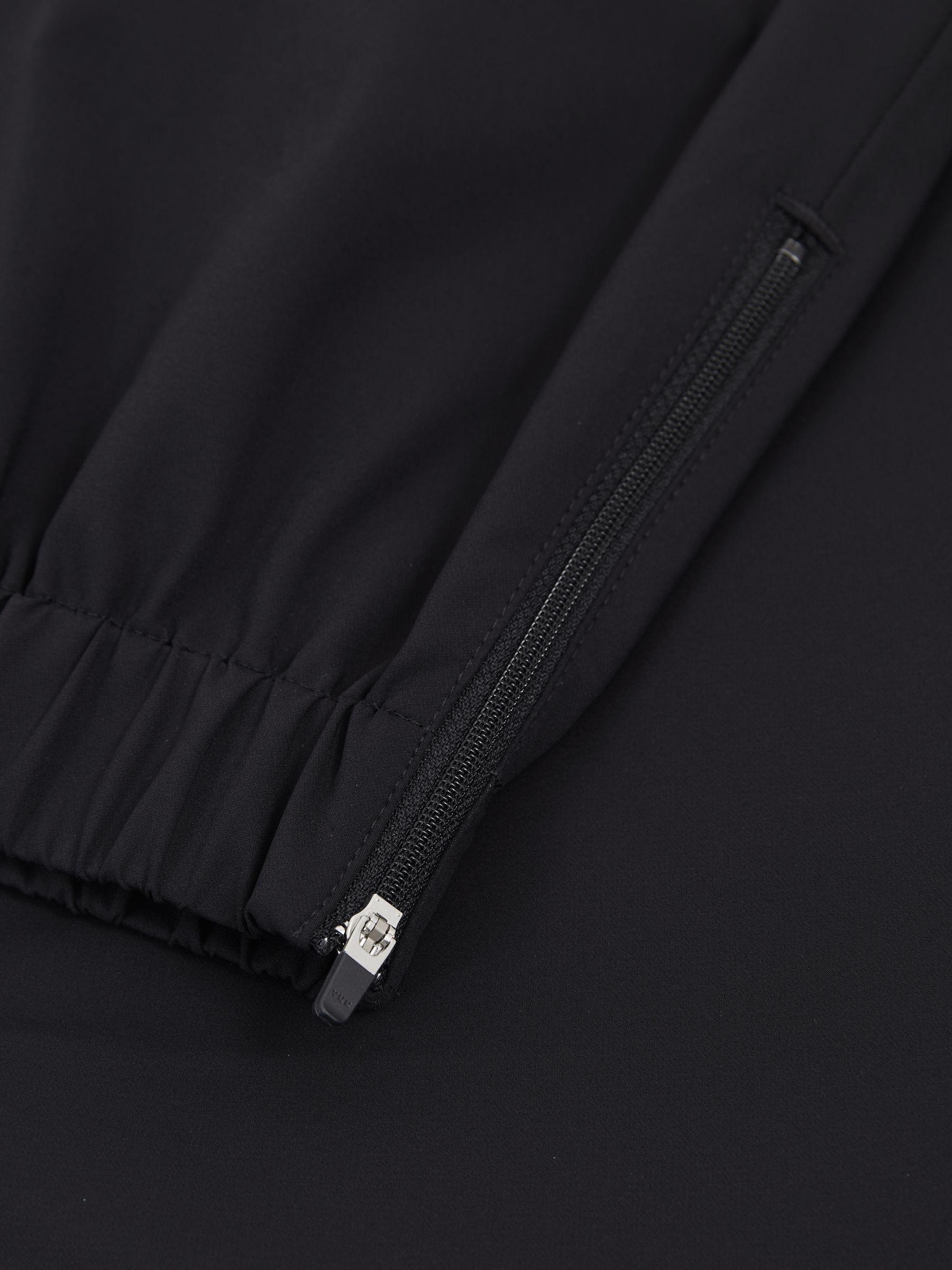 Drawstring Technical Cuffed Trousers in Navy Product Image