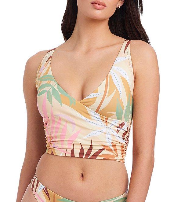 Sanctuary Summer Vibes Scoop Waist Back Cinched Hipster Swim Bottom Product Image