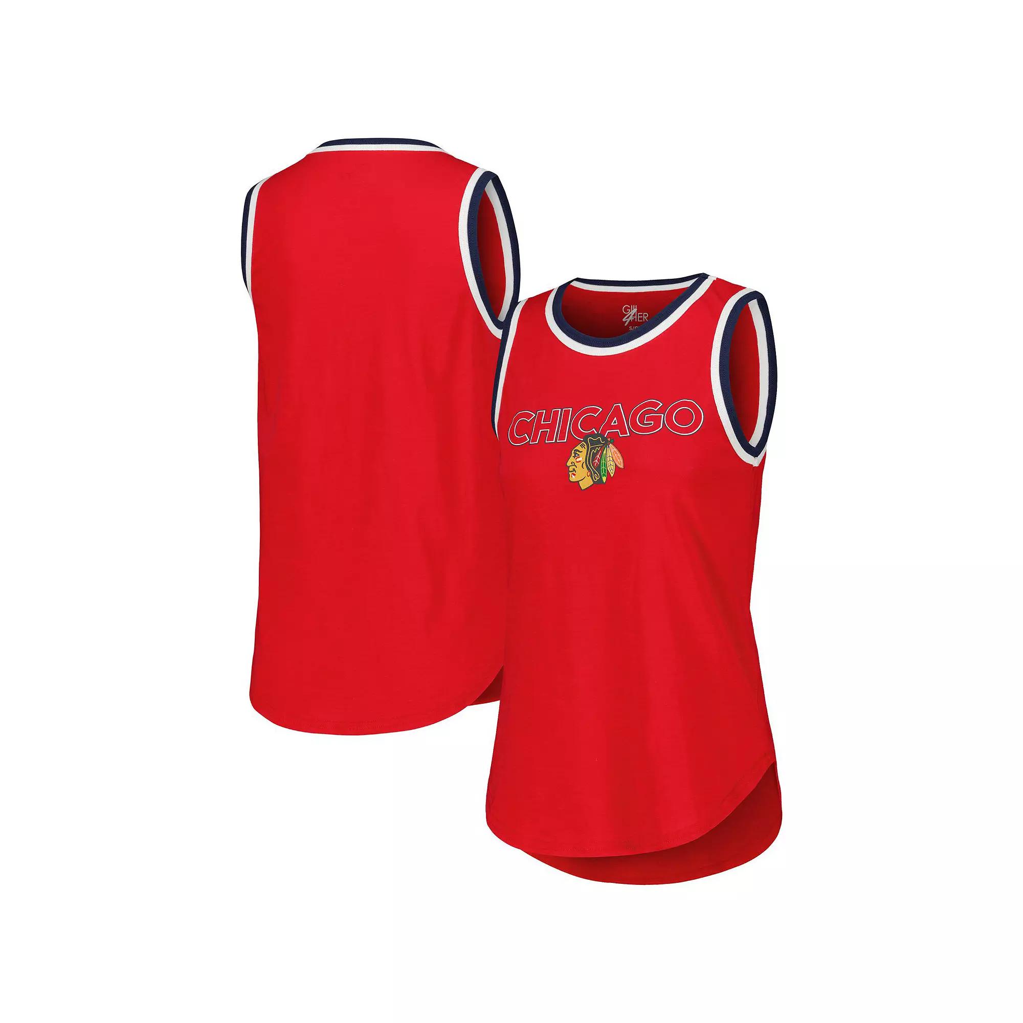 Women's G-III 4Her by Carl Banks Red Chicago Blackhawks Strategy Tank Top, Size: XL Product Image