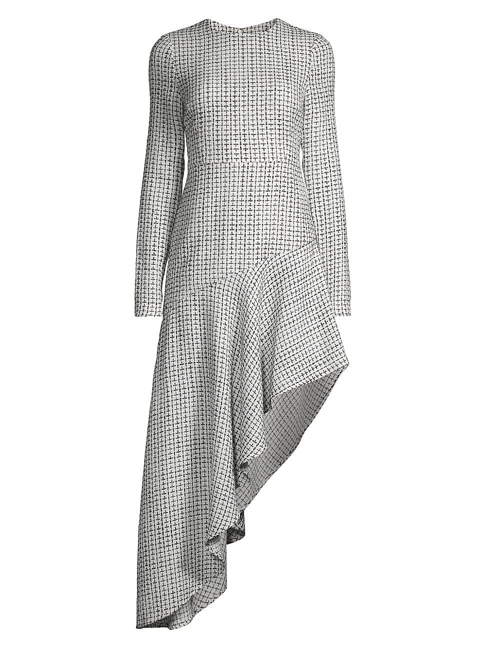Womens Stephanie Asymmetric Midi-Dress Product Image