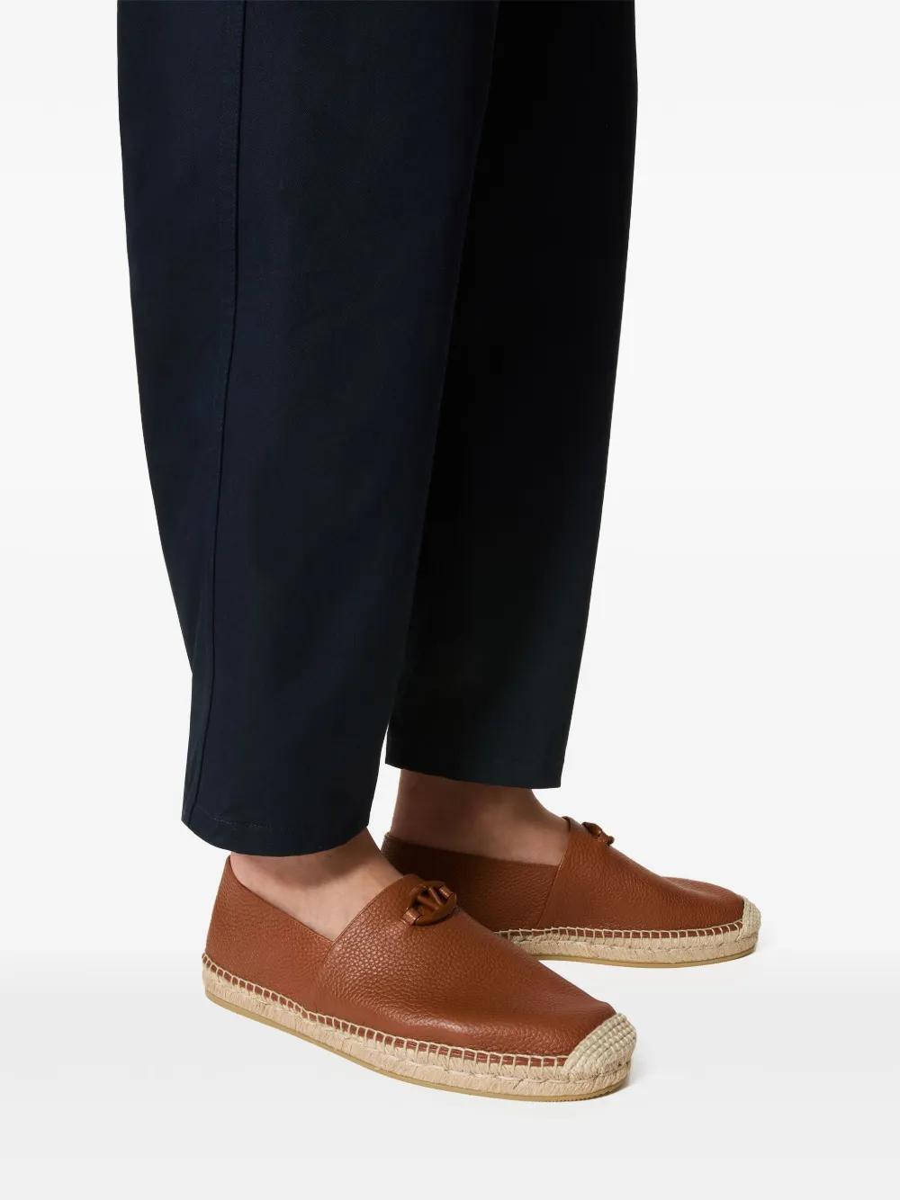 VLogo leather espadrilles  Product Image