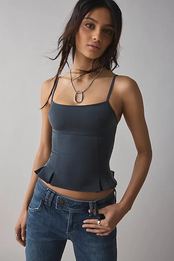 Silence + Noise Good Luck Peplum Cami Womens at Urban Outfitters Product Image