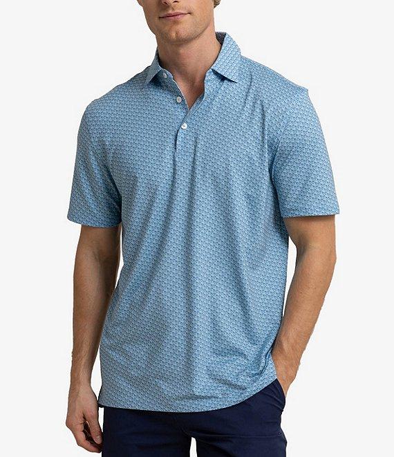 Southern Tide Performance Stretch Driver Vacation Views Printed Short Sleeve Polo Shirt Product Image