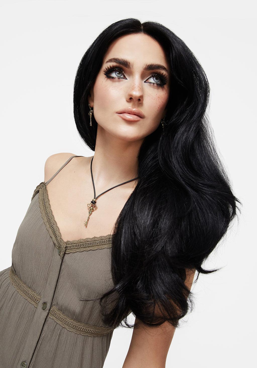 Genesta Skull Key Cord Necklace Product Image