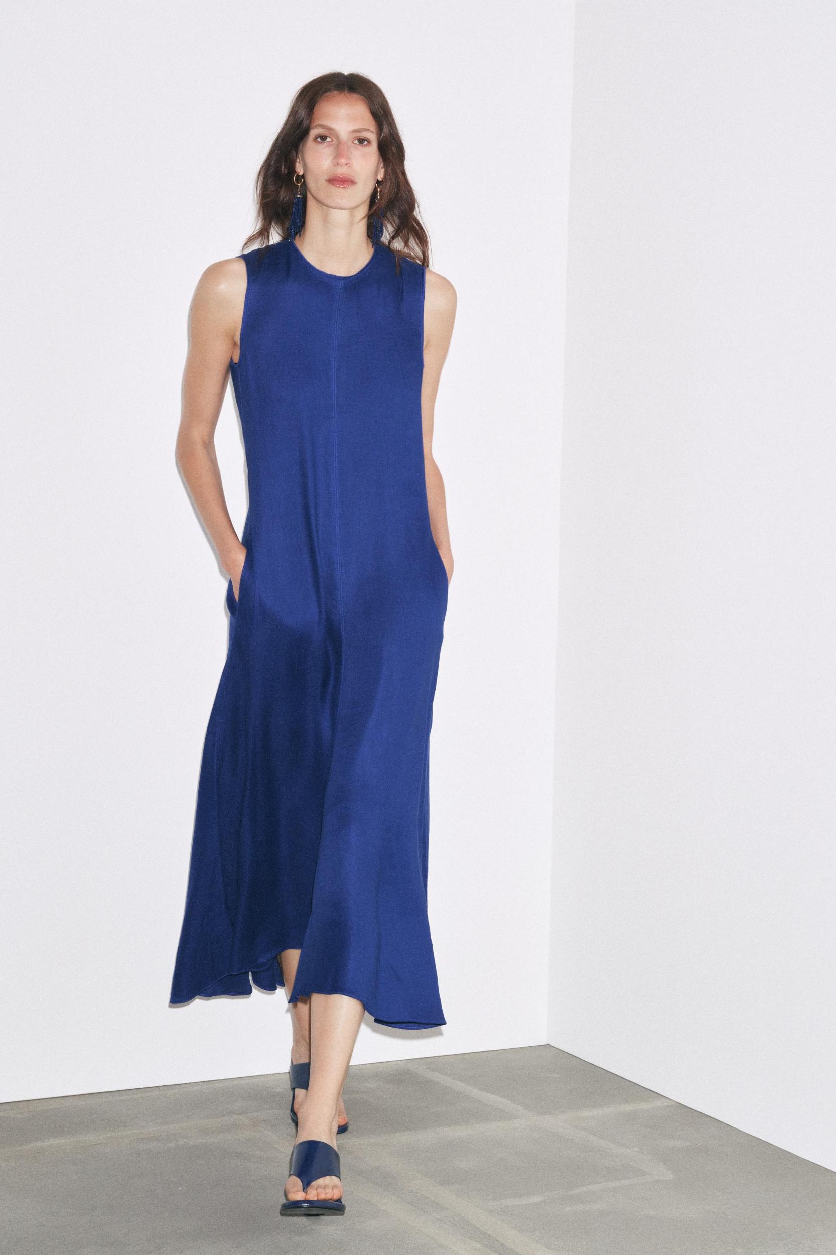 ZW COLLECTION LINEN BLEND DRESS Product Image