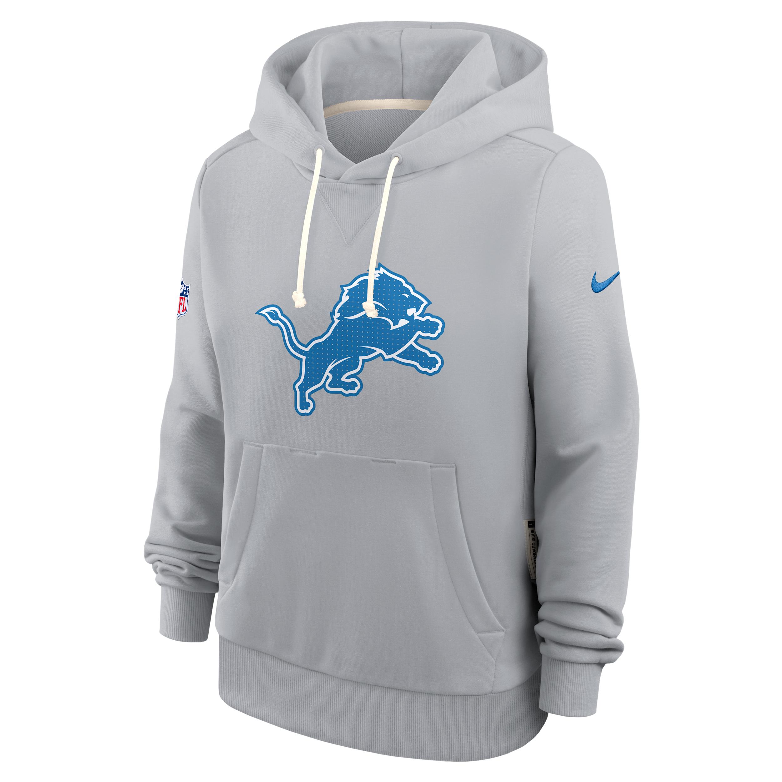 Detroit Lions Sideline Nike Womens Dri-FIT NFL Pullover Hoodie | 03C301V9J-A0M Product Image