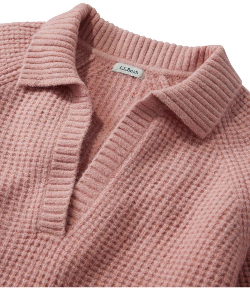 Women's SuperSoft Waffle Sweater, Polo Product Image