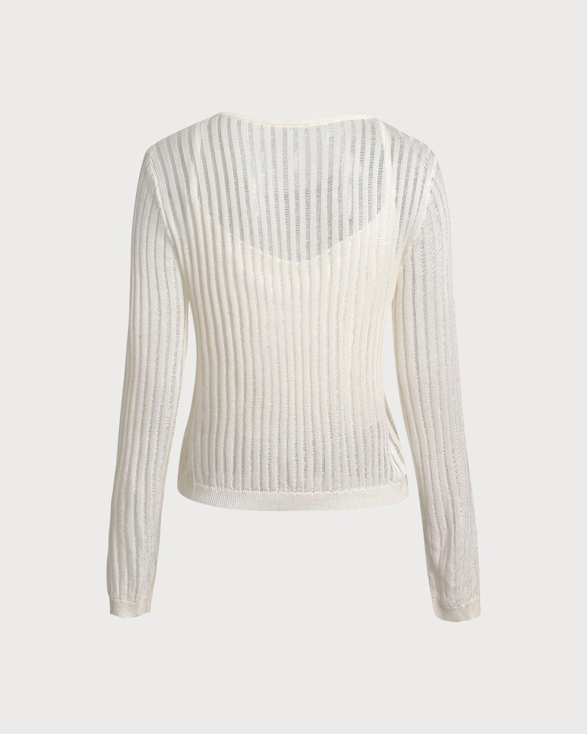 Beige Textured Pullover Two-Piece Set Product Image