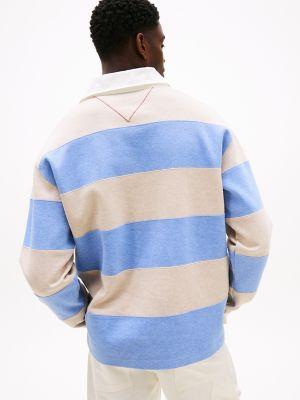 Interlock Stripe Panel Rugby Sweatshirt Product Image