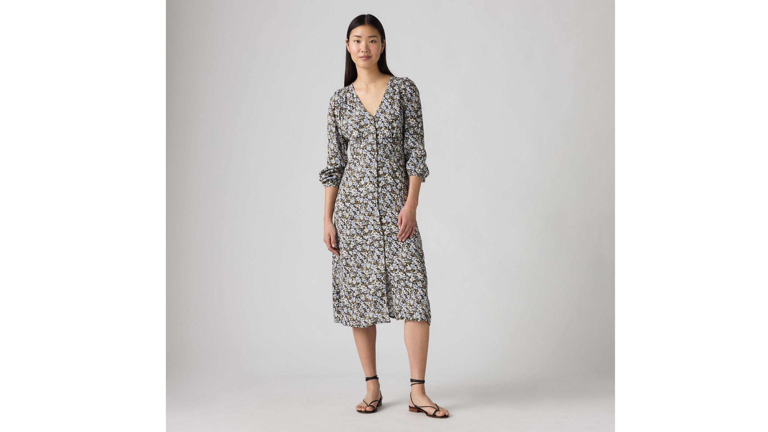Sarina Long Sleeve Midi Dress Product Image