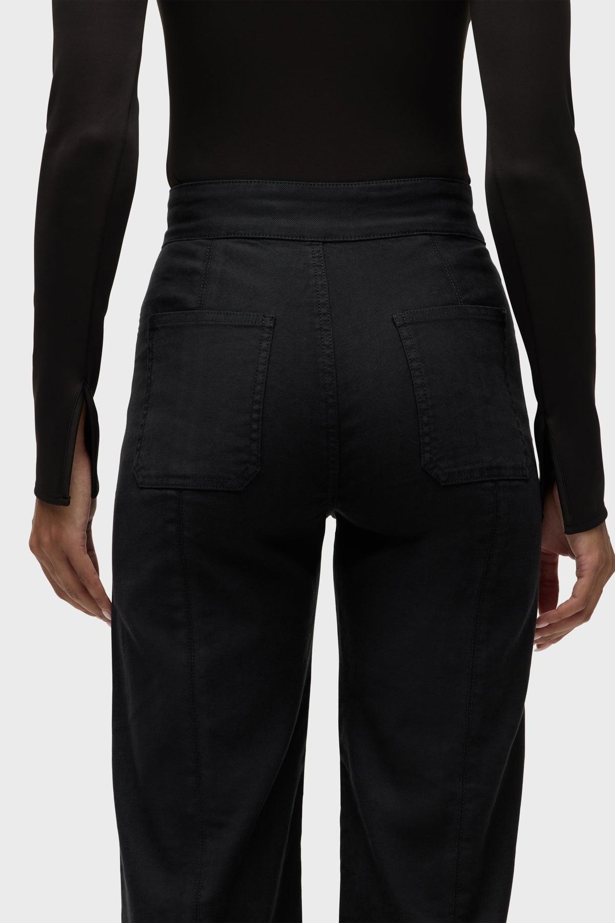 Tie Waist Pintucked Trouser Pant Female Product Image