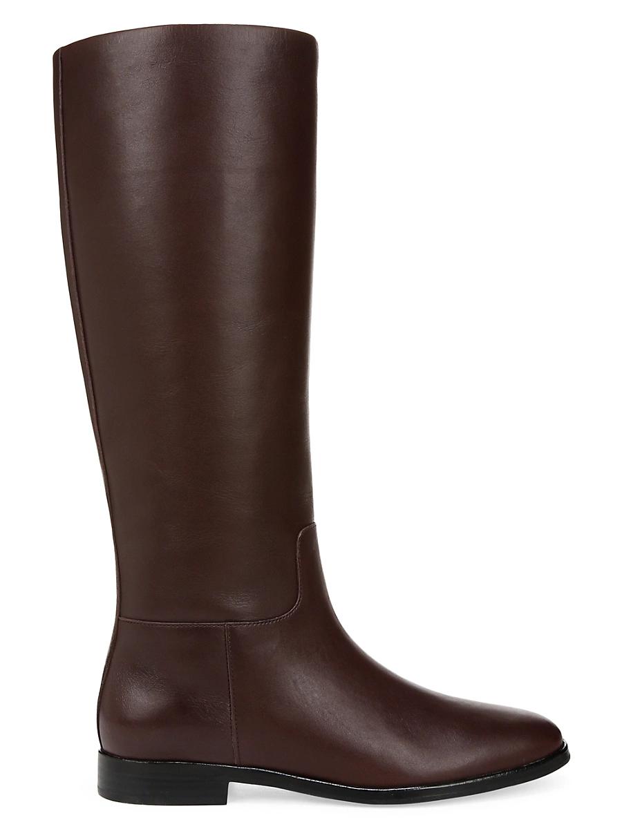Womens Margaret Wide-Calf Leather Boots Product Image