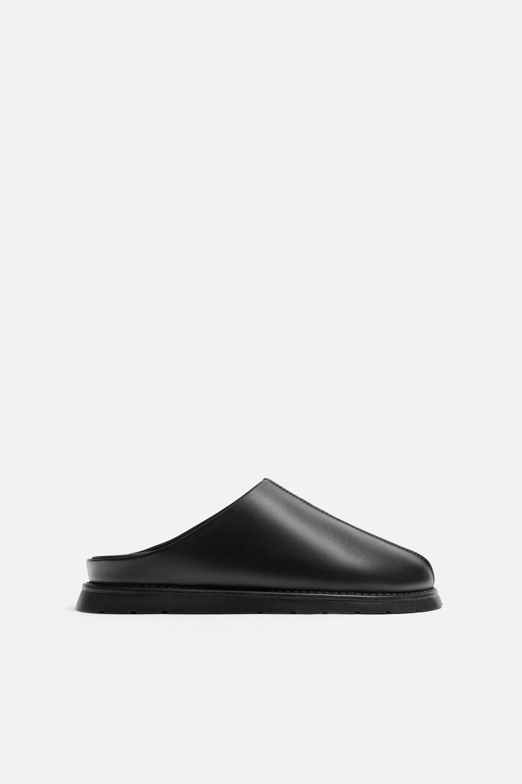 LEATHER CLOGS Product Image