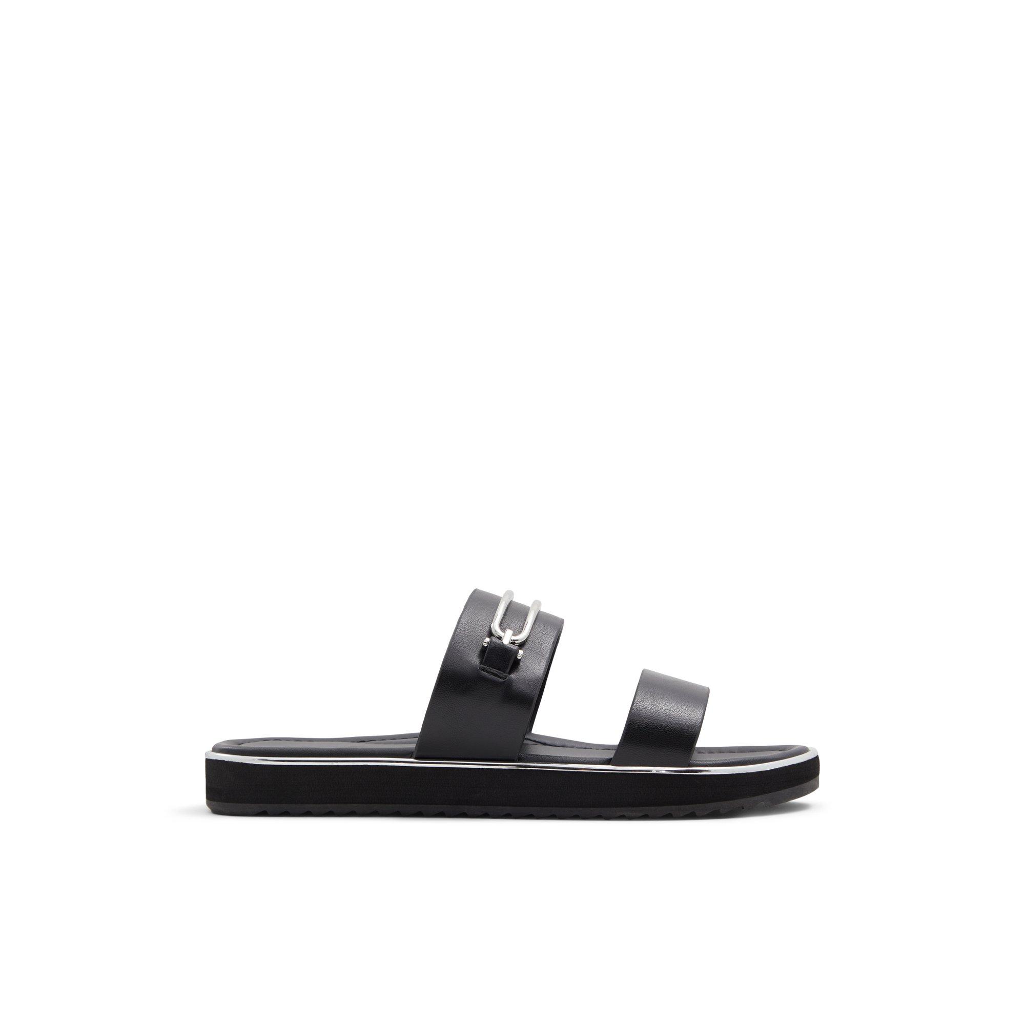 ALDO Lagoon - Women's Flat Sandals - Black, Size 8.5 Product Image