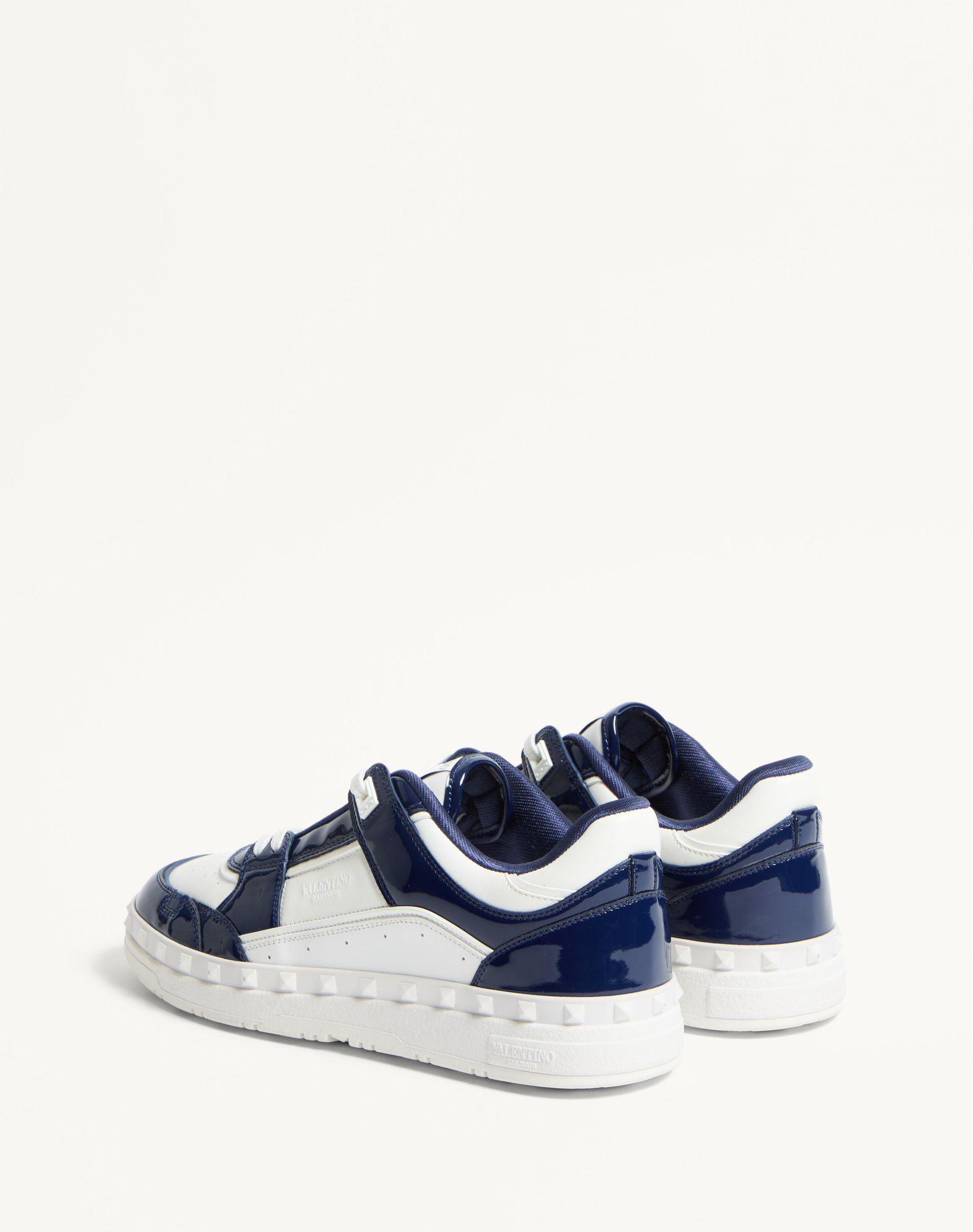 Freedots Low Top Sneaker In Patent Leather Product Image