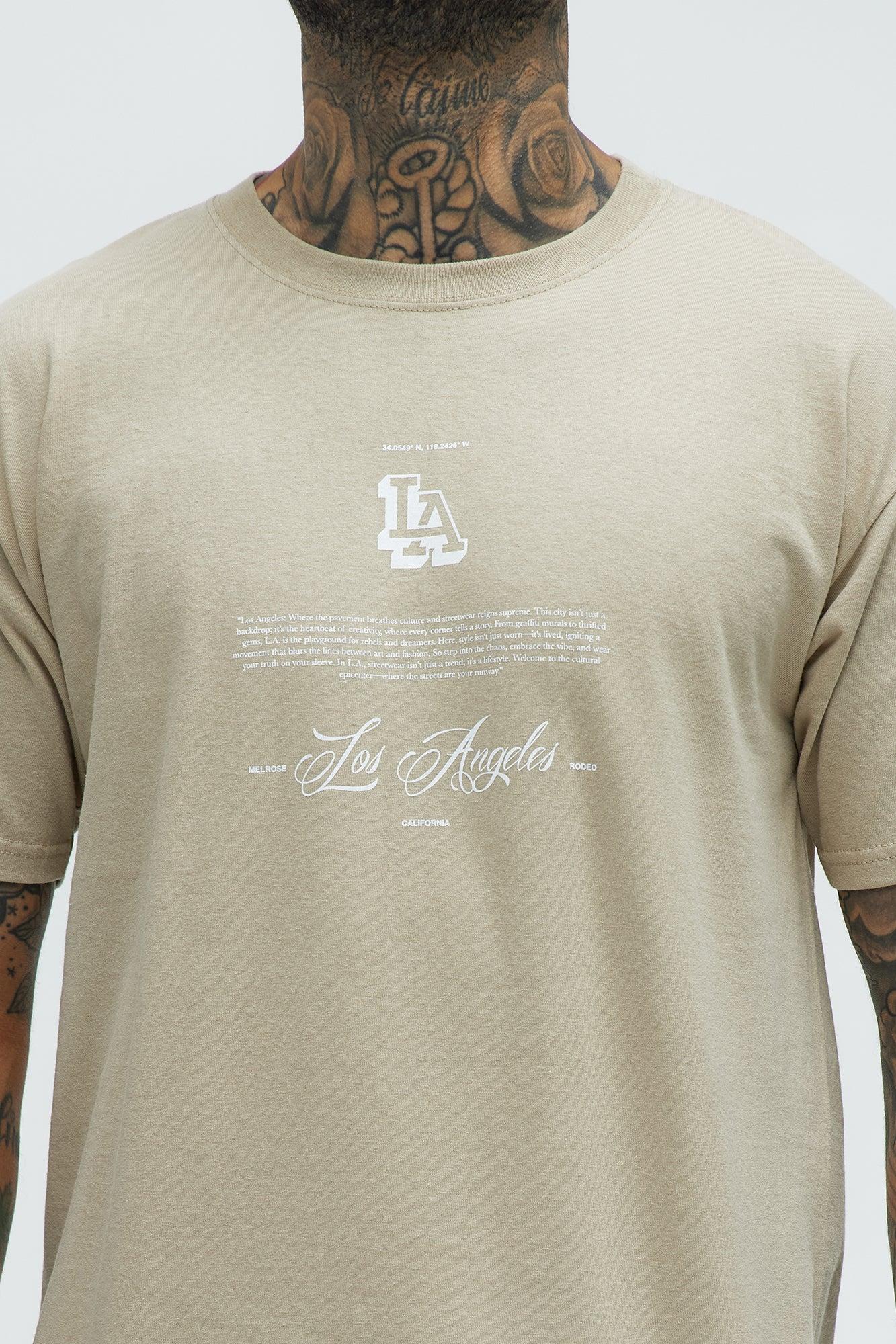 City Of Los Angeles Short Sleeve Tee - Taupe Product Image