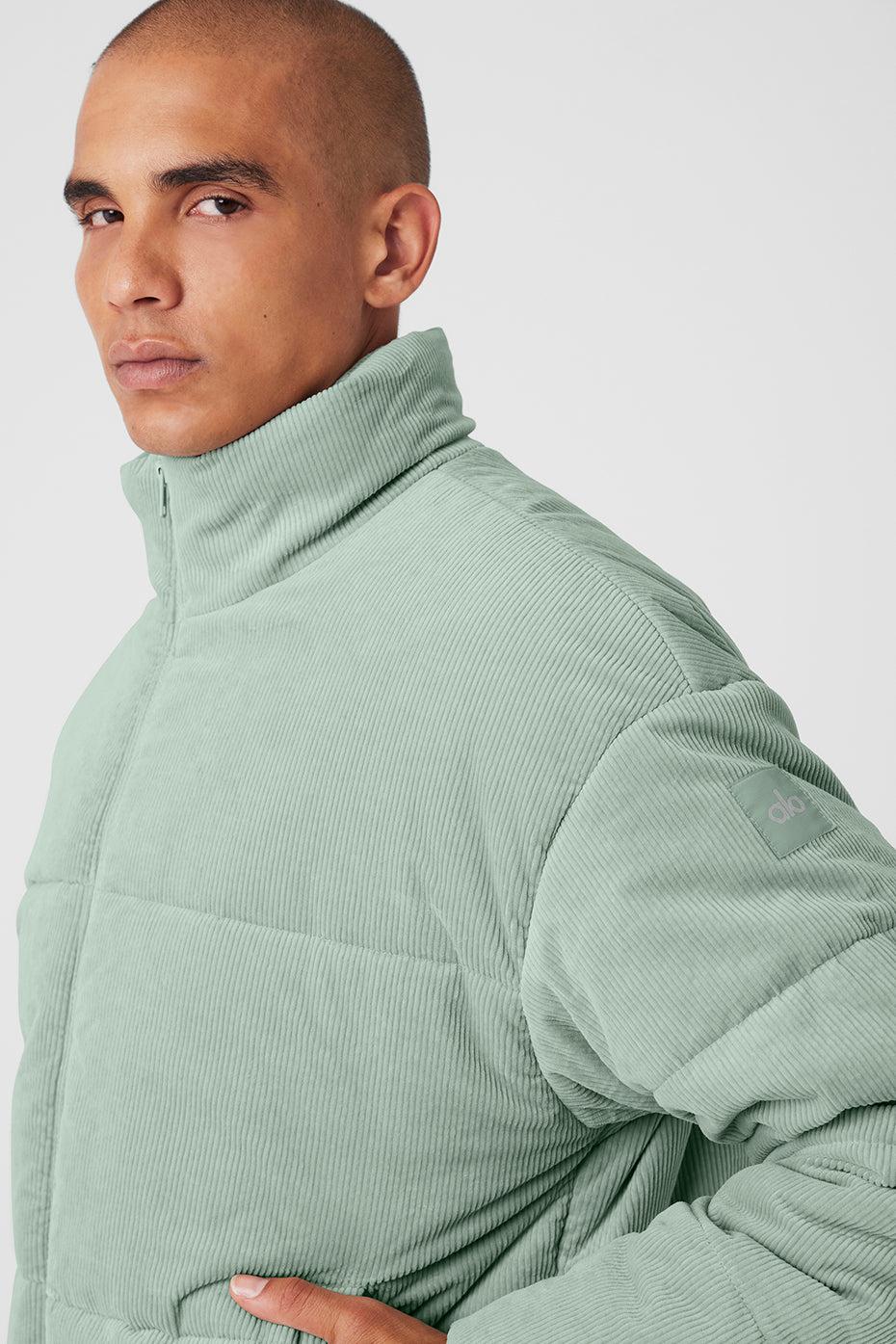 Corduroy Stage Puffer - Icy Sage Product Image