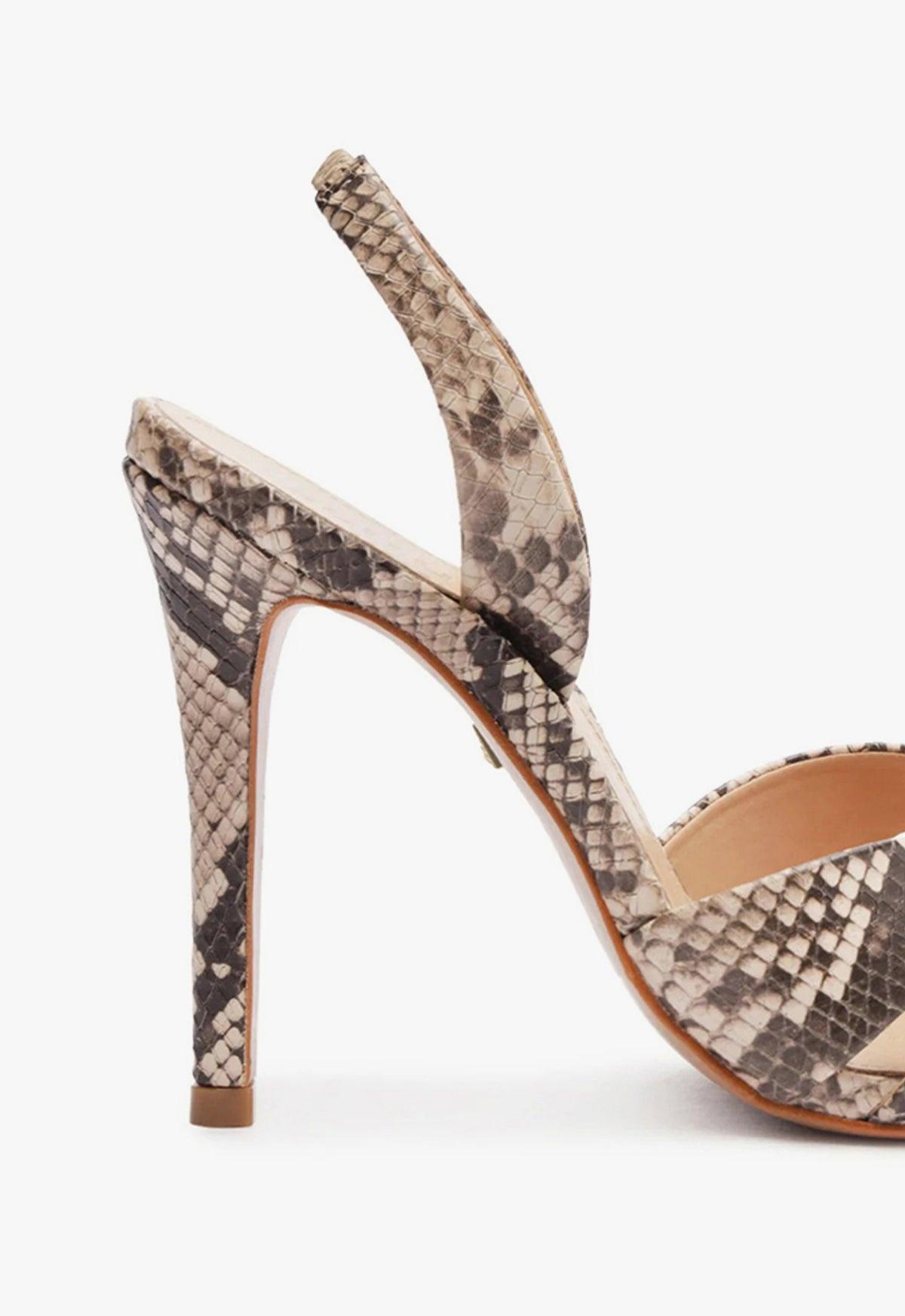 Keefa Sling Metallic Leather Sandal Female Product Image