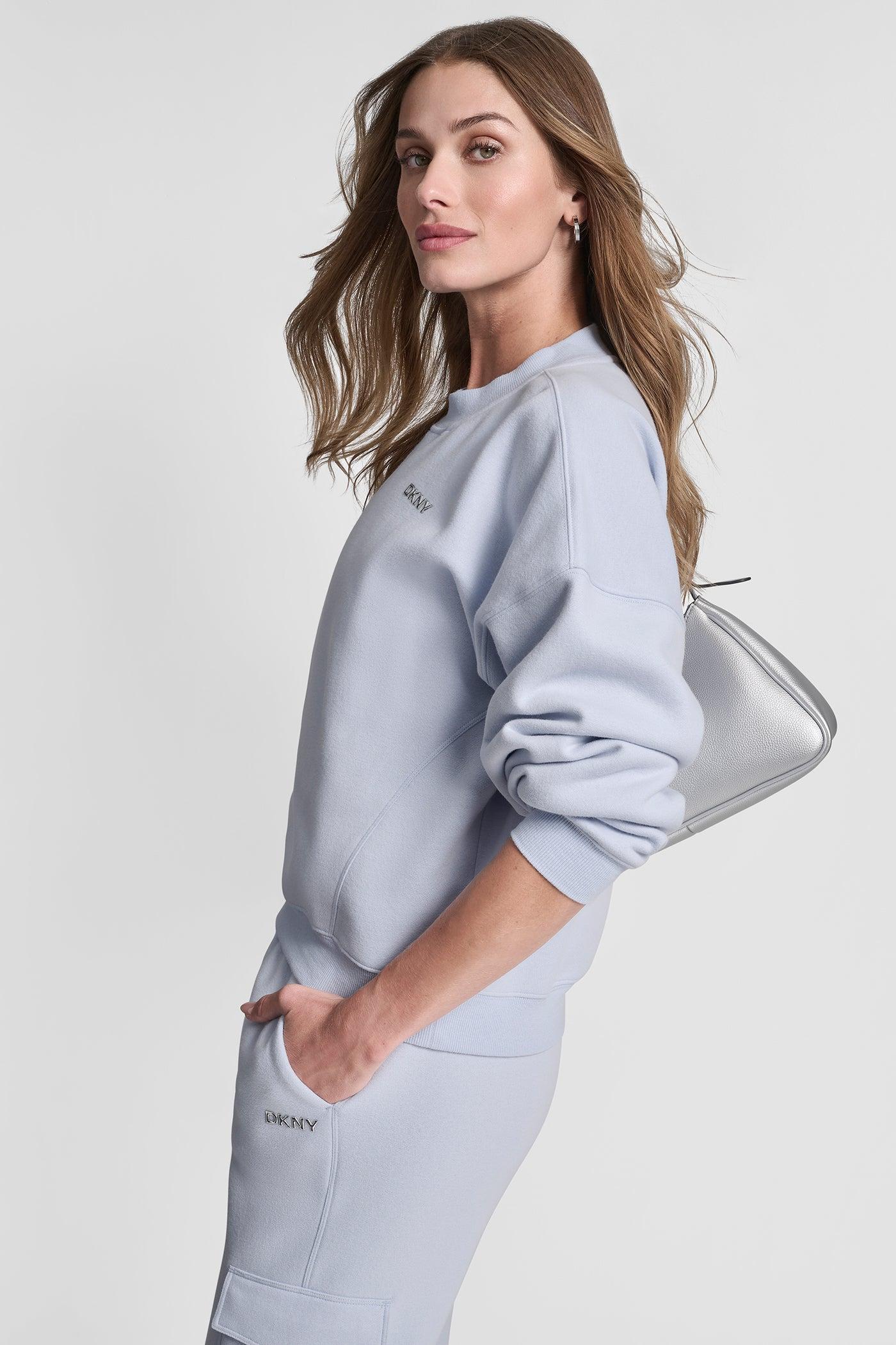 METALLIC BUBBLE LOGO FLEECE PULLOVER Product Image