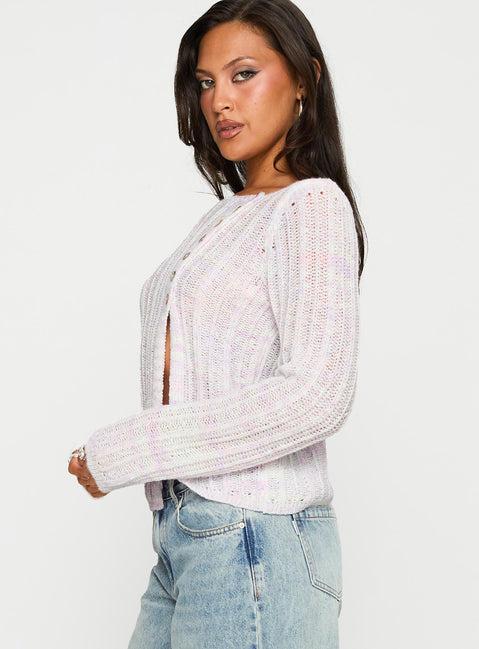Lenker Knit Jumper Lilac Product Image