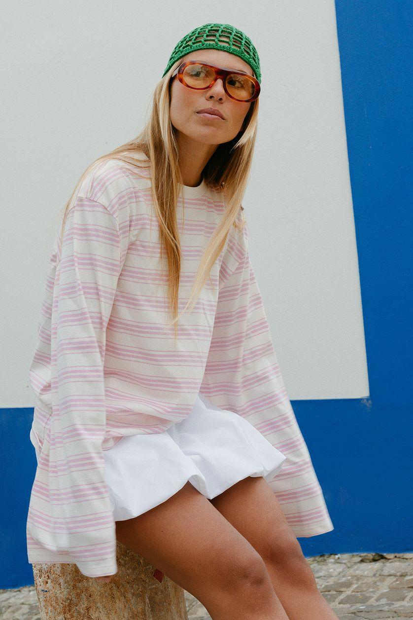 Striped Long Sleeve Top Product Image