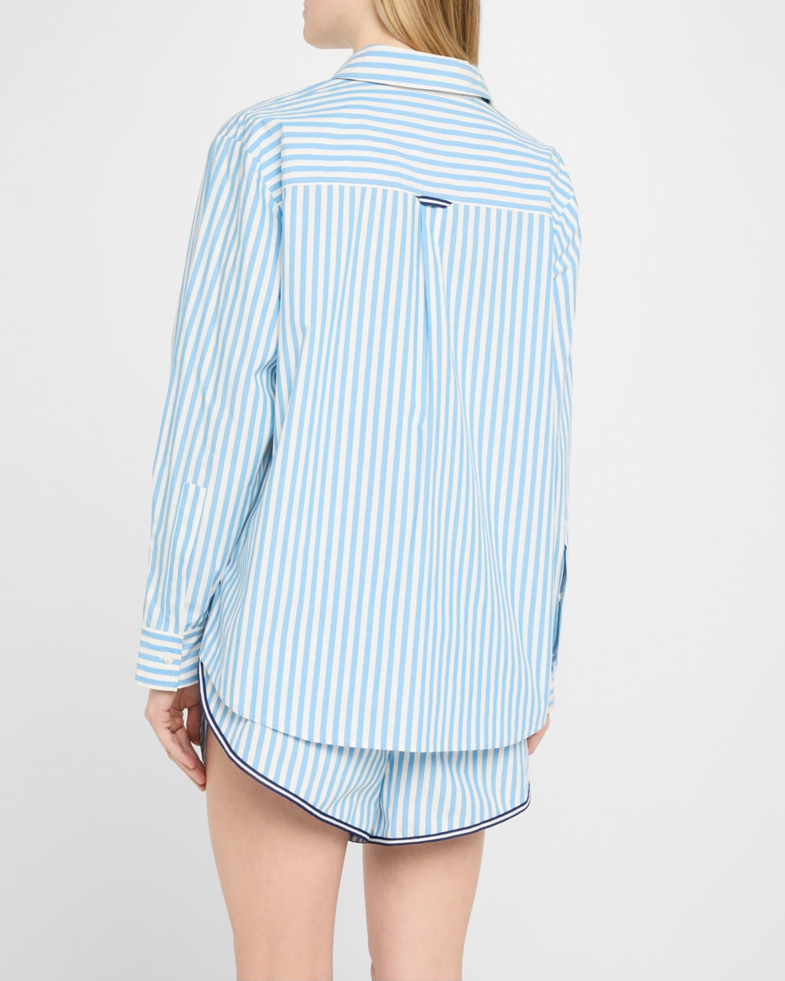 The Avril Stripe Button-Front Shirt Product Image