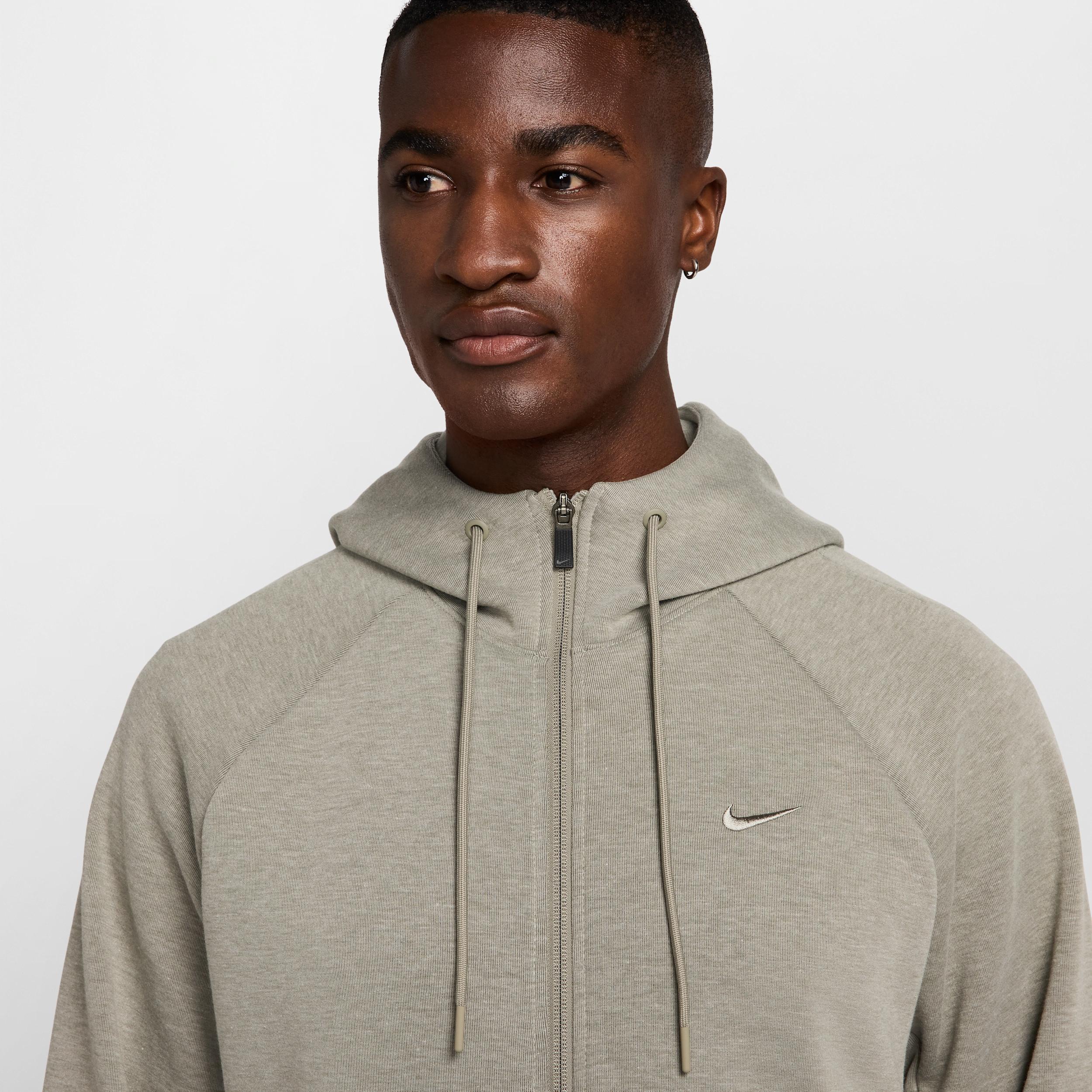 Nike Mens Primary Fleece Dri-FIT UV Full-Zip Performance Hoodie | FZ0967-320 Product Image