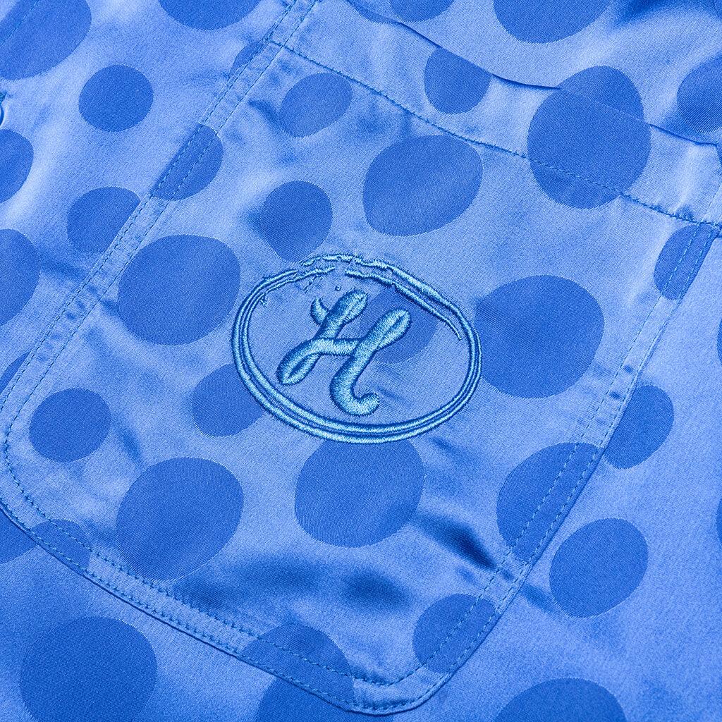 Polka Dot Camp Shirt - Blue Male Product Image