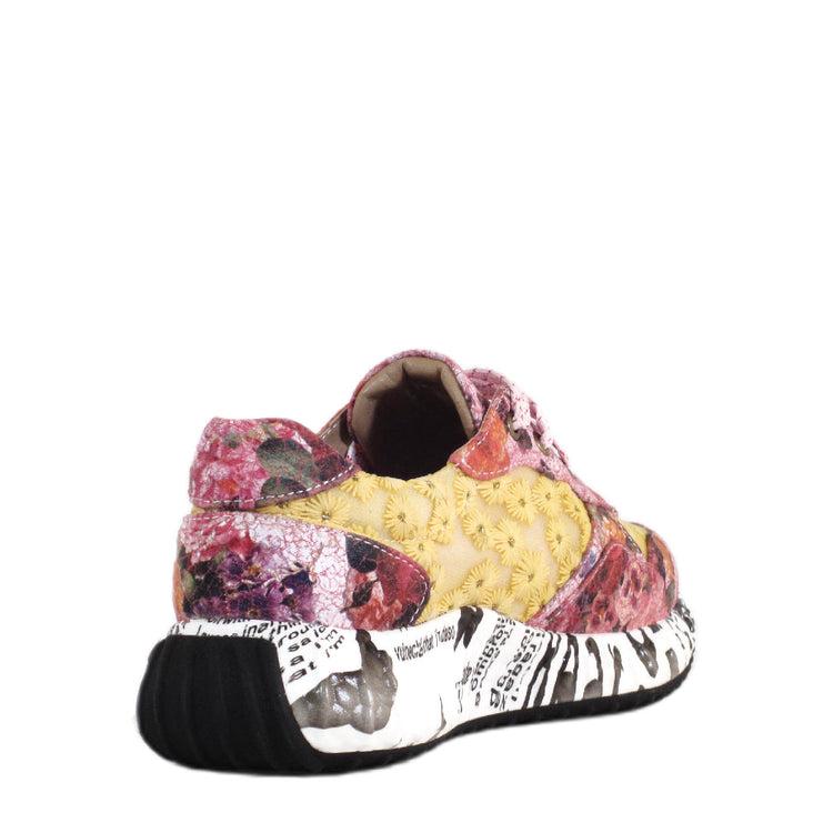 Pinky Floral Dad Sneakers Product Image