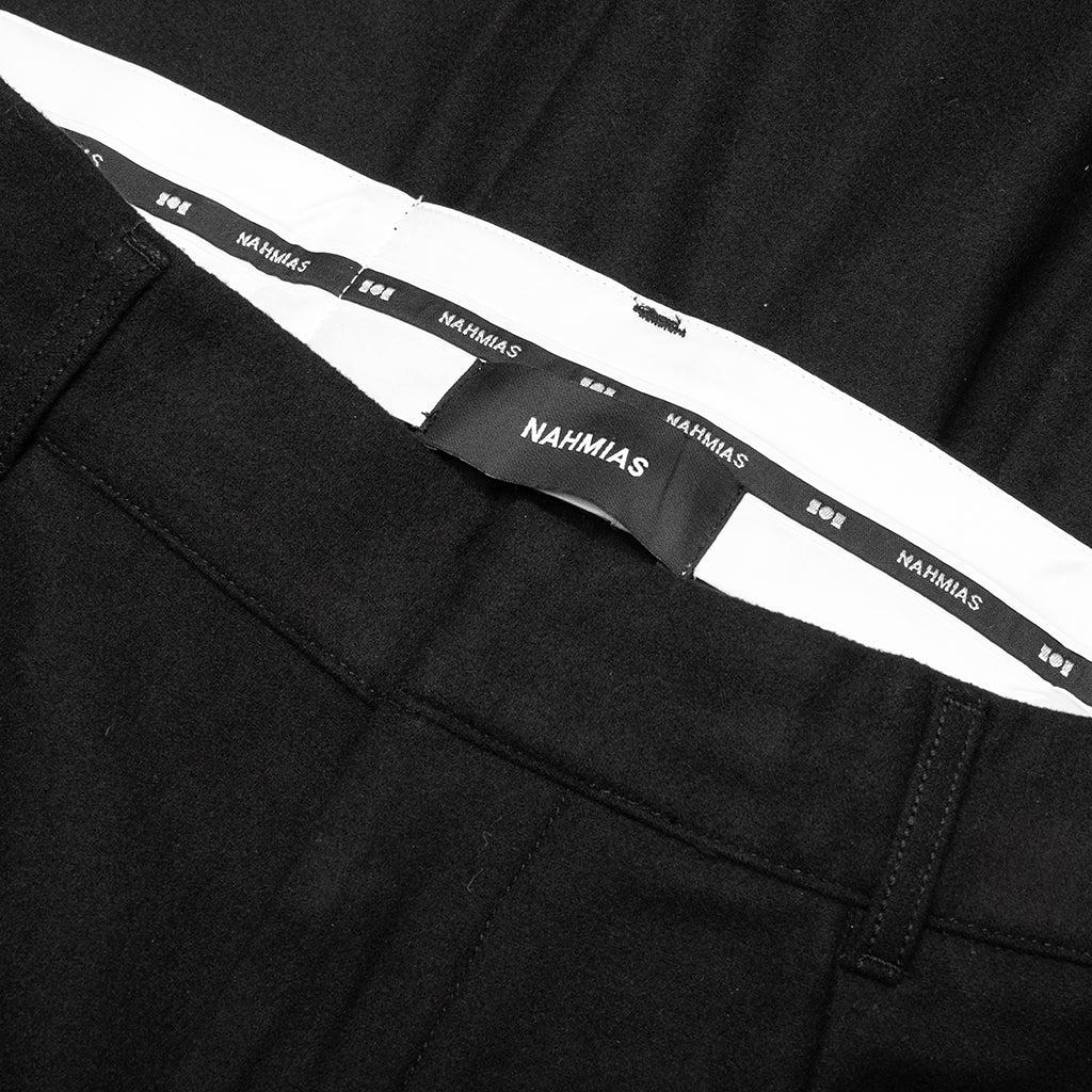 Suiting Pleated Trousers - Black Male Product Image