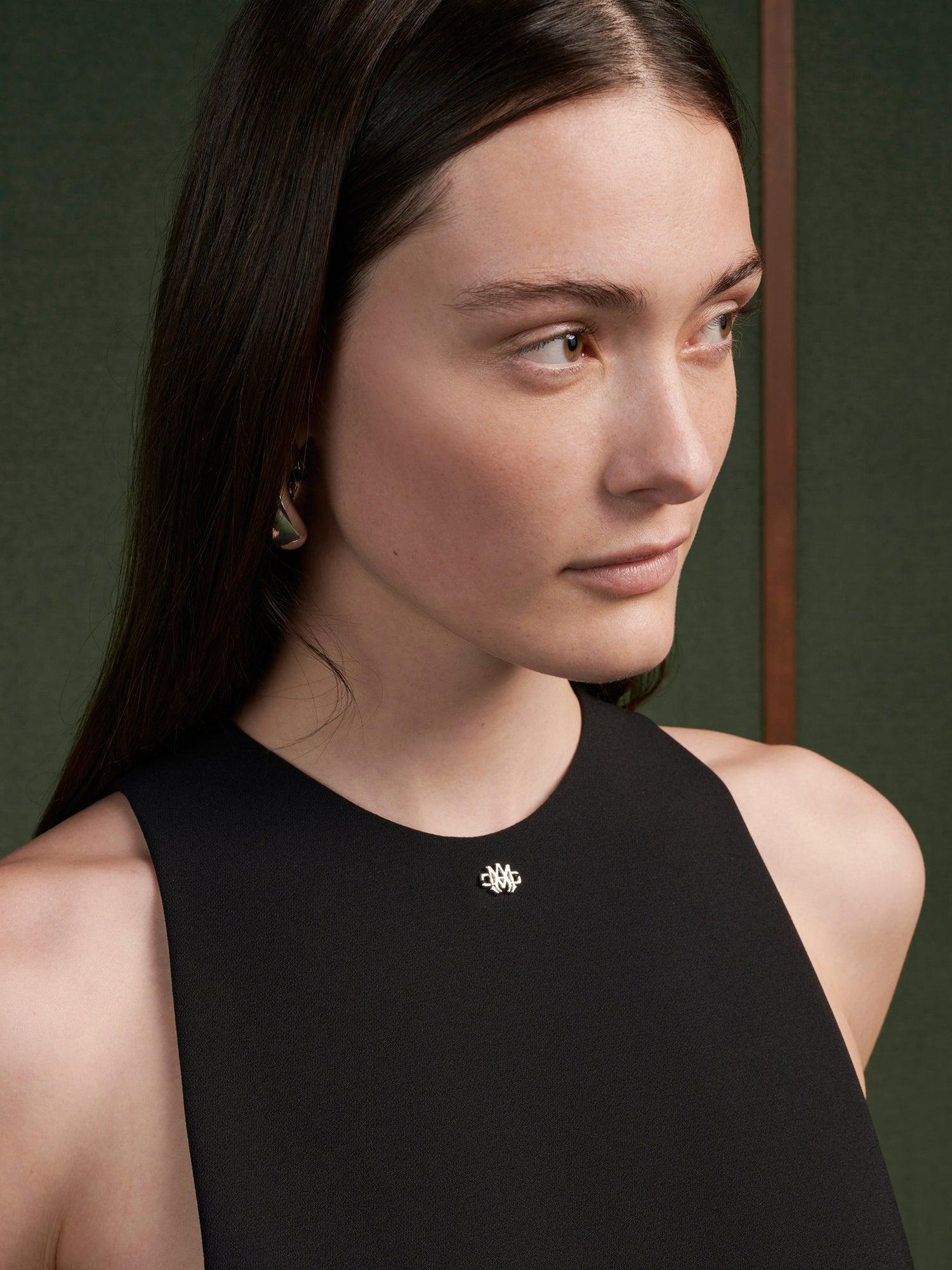 WOMEN - WOMEN'S MA MOCK NECK MAXI DRESS - Black Female Product Image